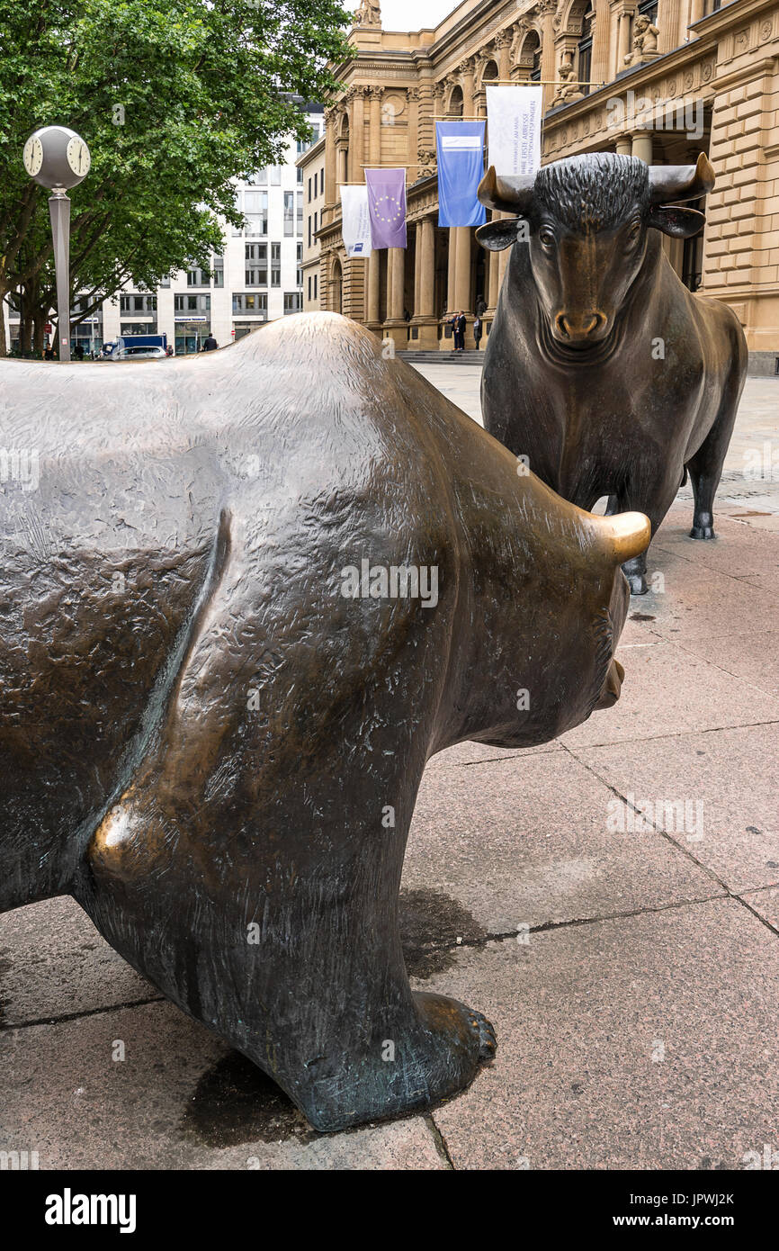 Frankfurter Wertpapierbörse Stockfoto