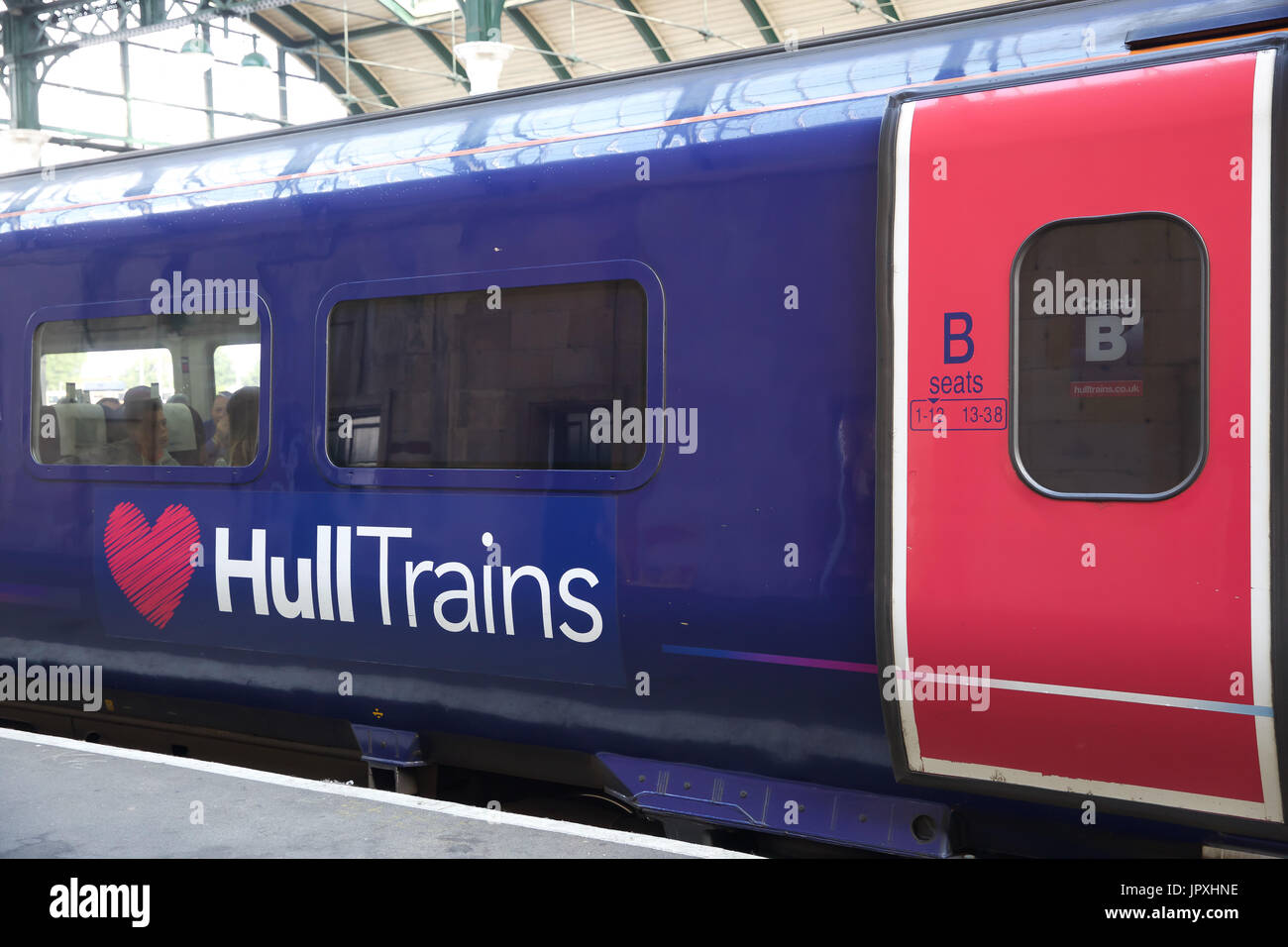 Hull Trains in Kingston upon Hull Bahnhof Stockfoto