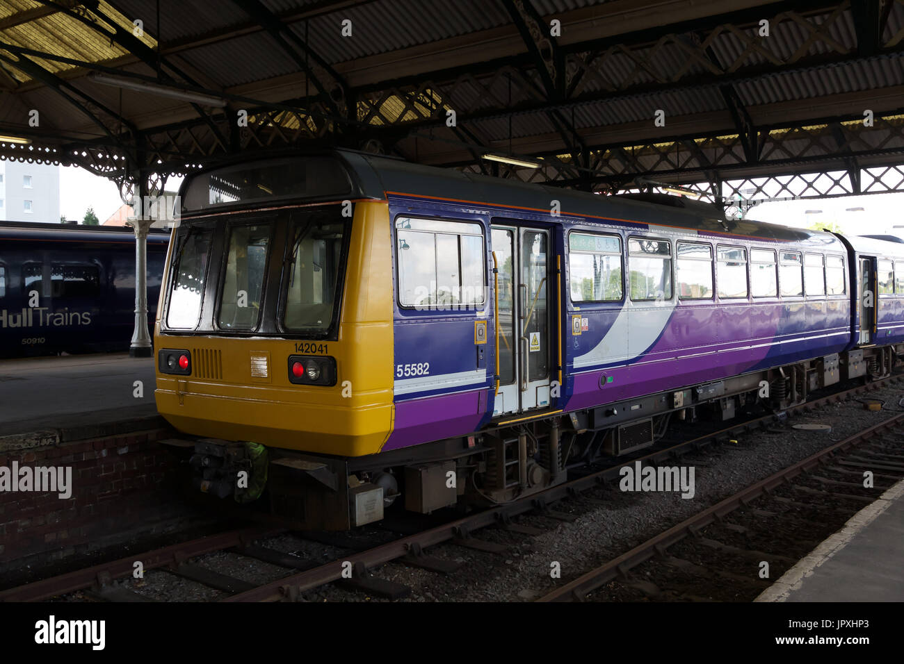 Hull Trains in Kingston upon Hull Bahnhof Stockfoto