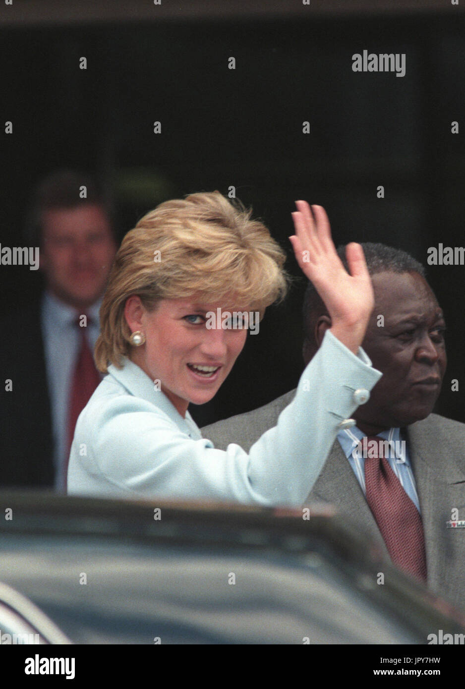 31. August 2017 feiert 20 Jahre seit Prinzessin Dianas Tod. Diana Princess of Wales starb an schweren Verletzungen in den frühen Morgenstunden des 31. August 1997 nach einem Autounfall in Paris. Im Bild: 6. Juni 1997; London, England, Vereinigtes Königreich; Prinzessin DIANA Credit: Branimir Kvartuc/ZUMAPRESS.com/Alamy Live-Nachrichten Stockfoto