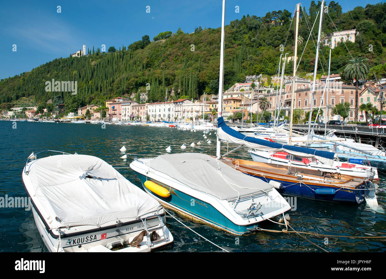 Toscolano Maderno, Riviera Del Limoni, Italien Stockfoto