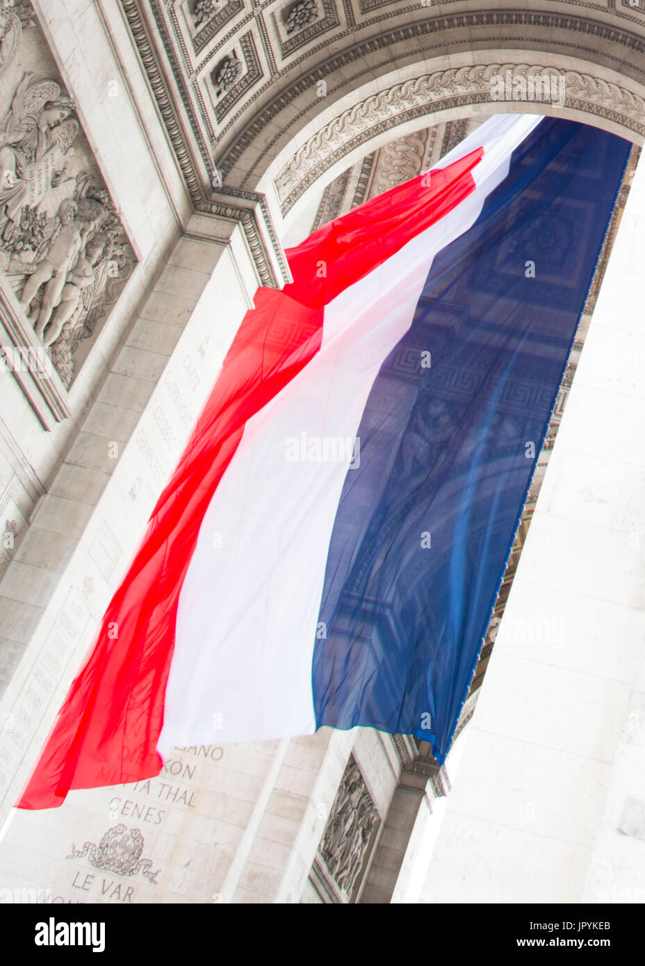 Arc de Triomphe, Paris, Frankreich Stockfoto