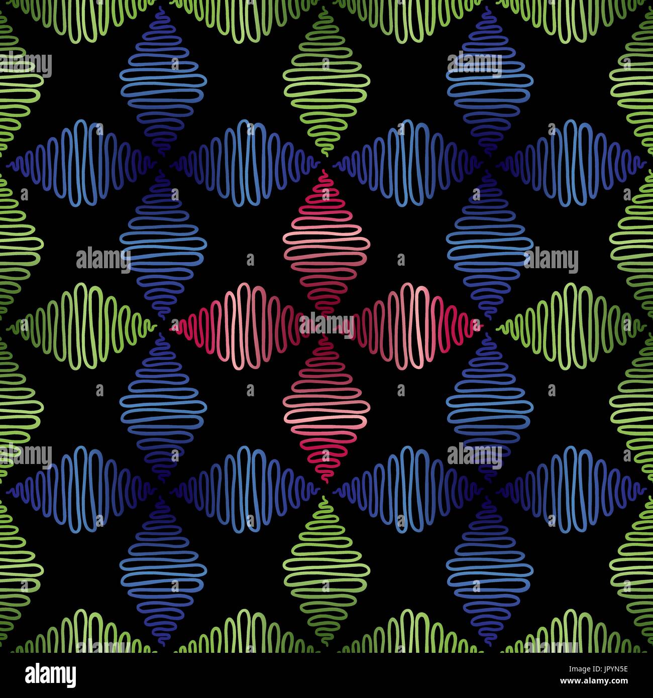 Abstrakte Hand gezeichnete Muster. Vector Ornament nahtlose Hintergrund für Wallpaper, Verpackung, Textil-Design, Oberflächenstruktur, Stoff. Stock Vektor