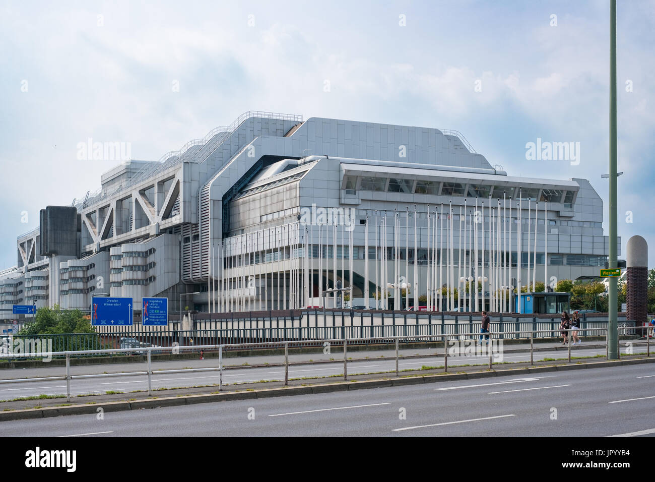 Berlin, Deutschland - 2. August 2017: Das Internationale Congress Center (ICC) in Berlin, Deutschland Stockfoto