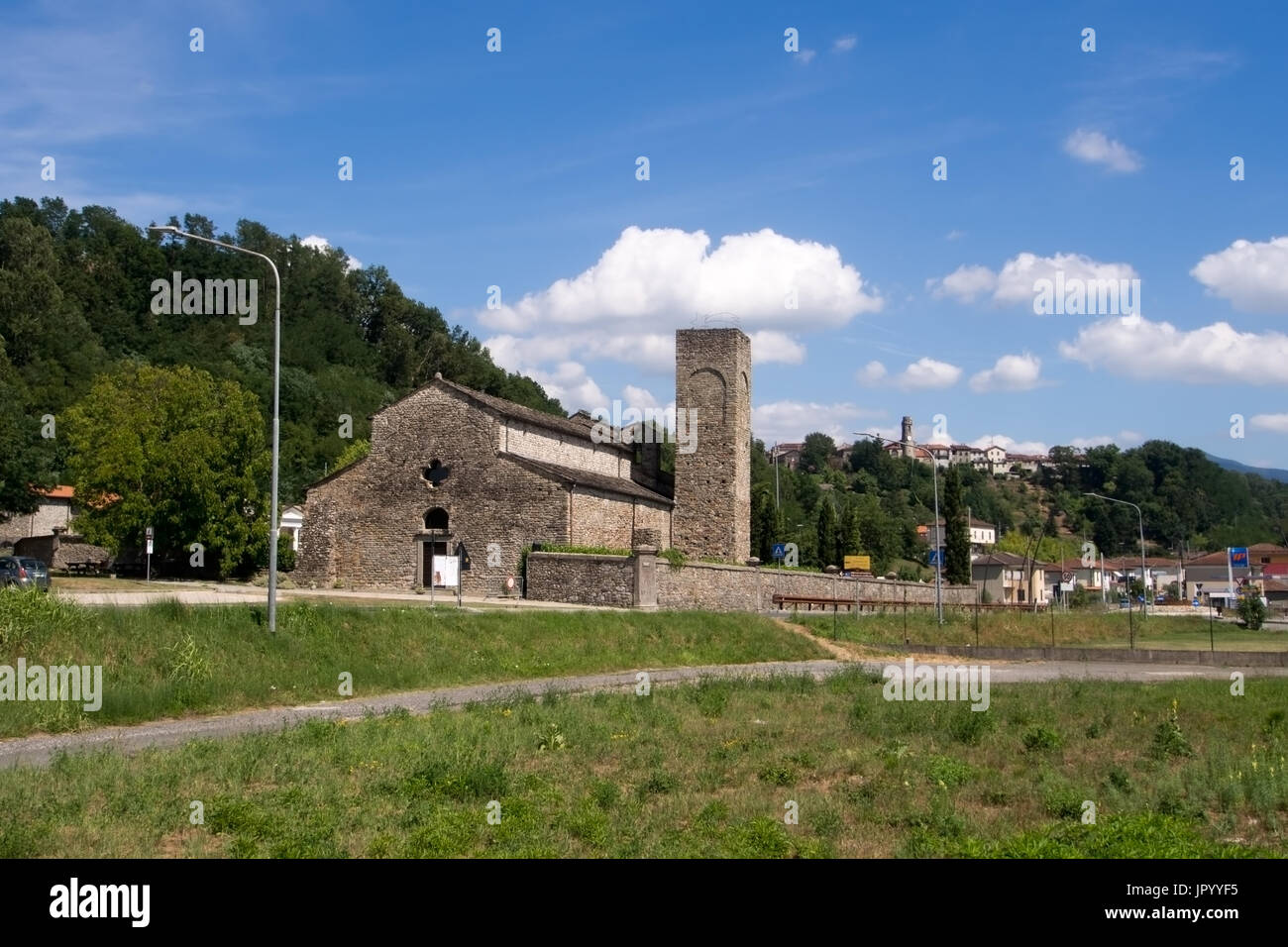 Pieve di Sorano, Filattera in Lunigiana, Italy.July 2017 Stockfoto