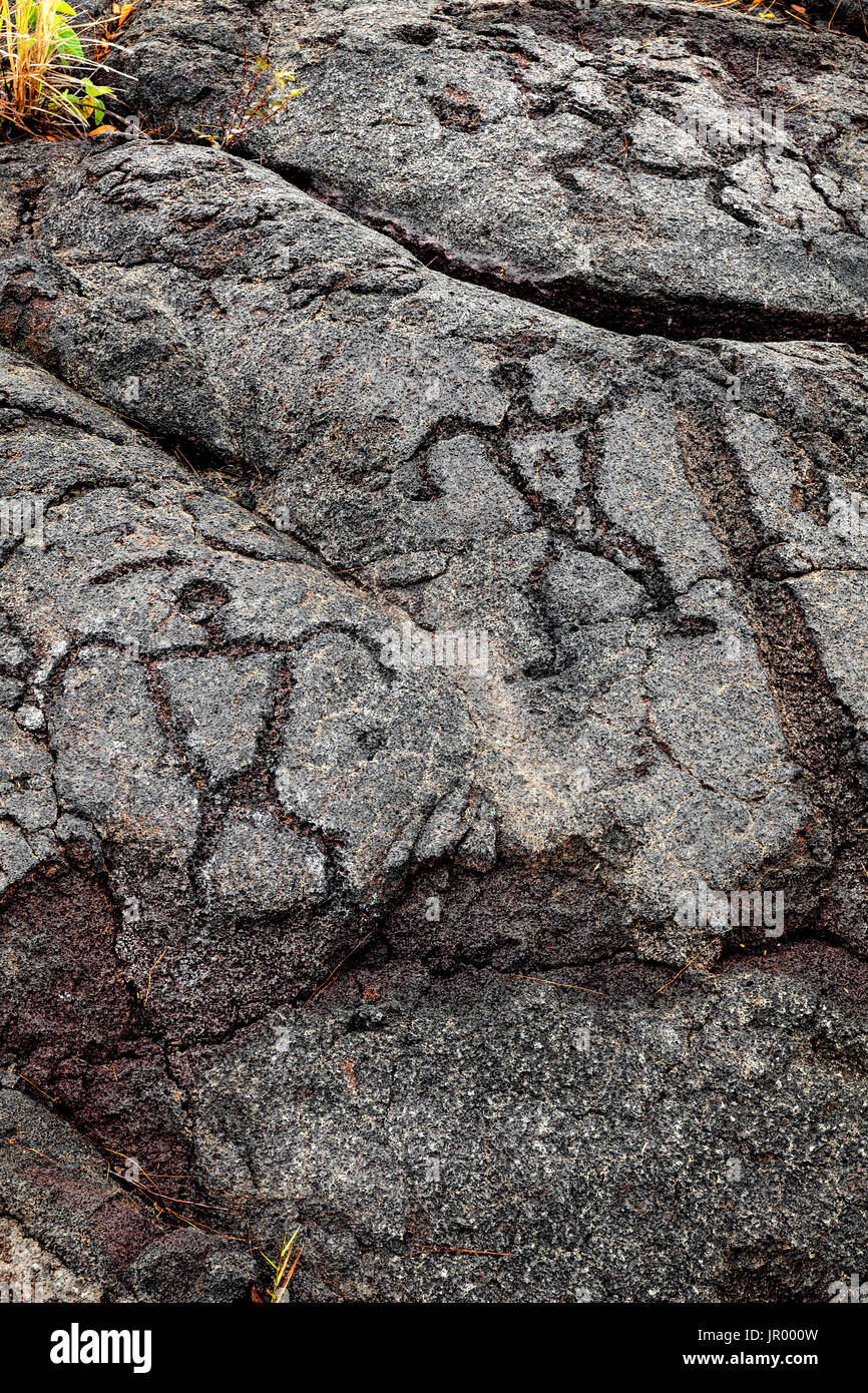 HI0025600... Hawaii Pu'u Loa Petroglyphs entlang der Chain Of