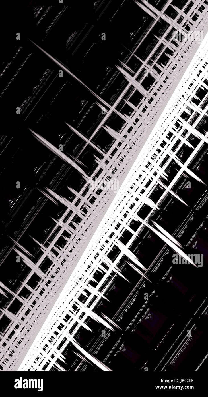 Einfache Fractal-hintergrund - Abstrakt digital erzeugten Bild Stockfoto