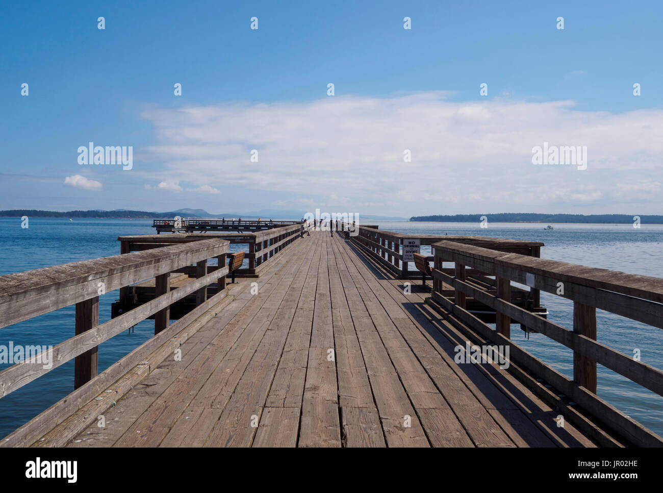 Sidney Pier an einem schönen Sommertag Stockfoto