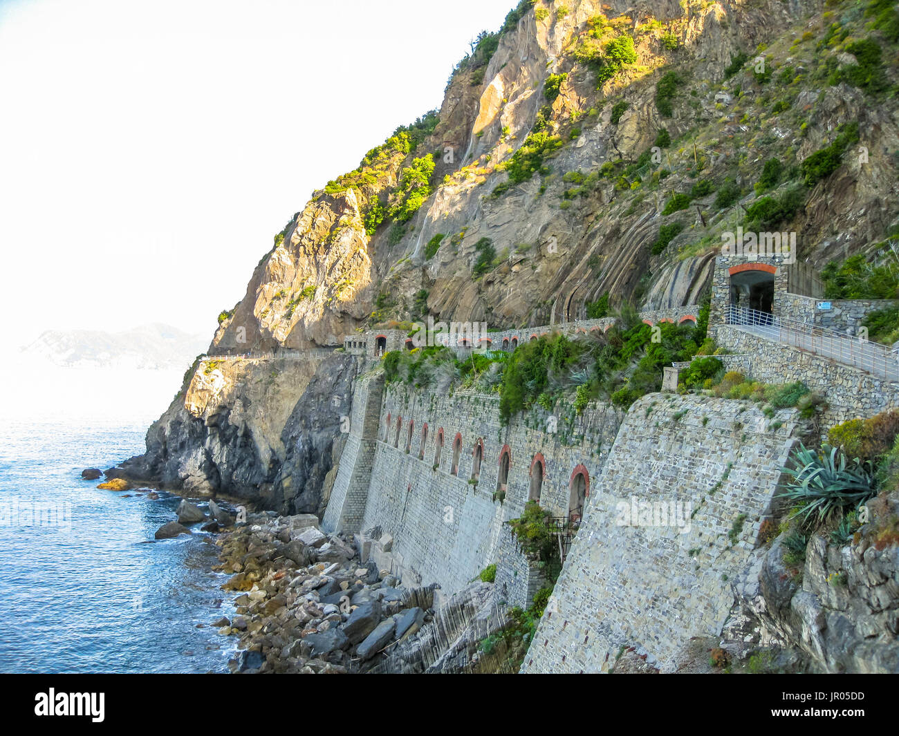 Riomaggiore Cinque terre Stockfoto