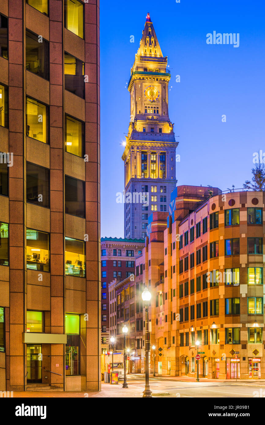 Boston, Massachusetts, USA Straßenszene. Stockfoto