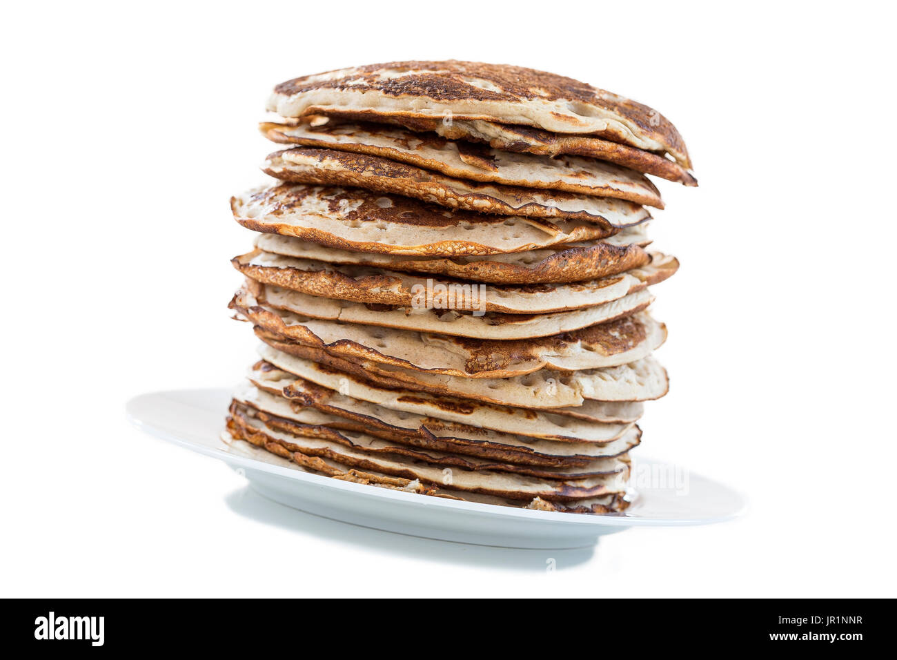 Gesunde Bio-Zutaten, saubere kostenlose Pfannkuchen auf innere Hintergrund Stockfoto