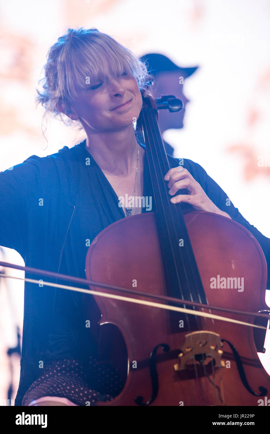 Belle und Sebastien erklingt in Panorama in New York City Stockfoto