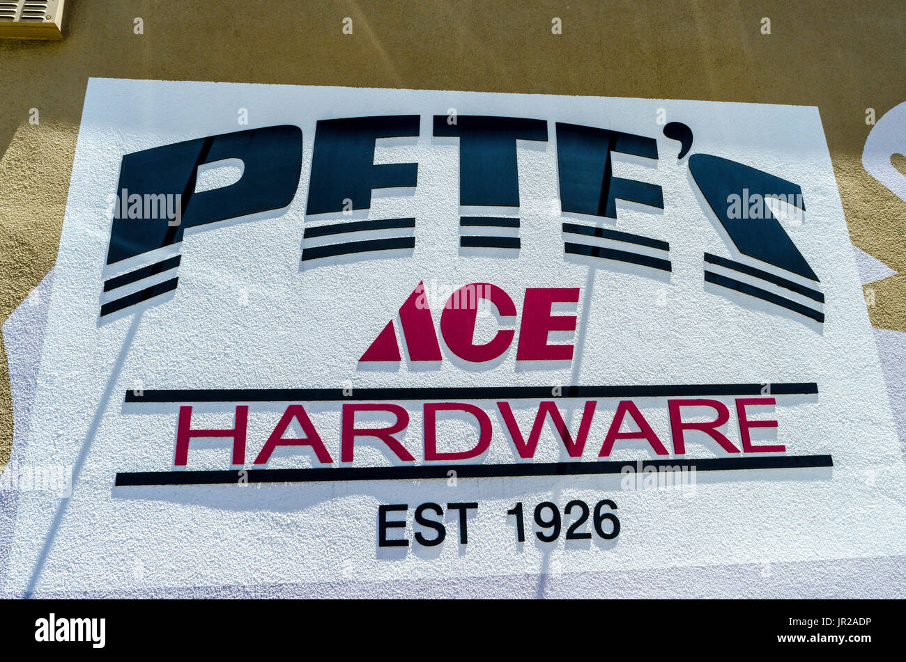 Pete es Ace Hardware Store in Castro Valley Kalifornien Stockfoto