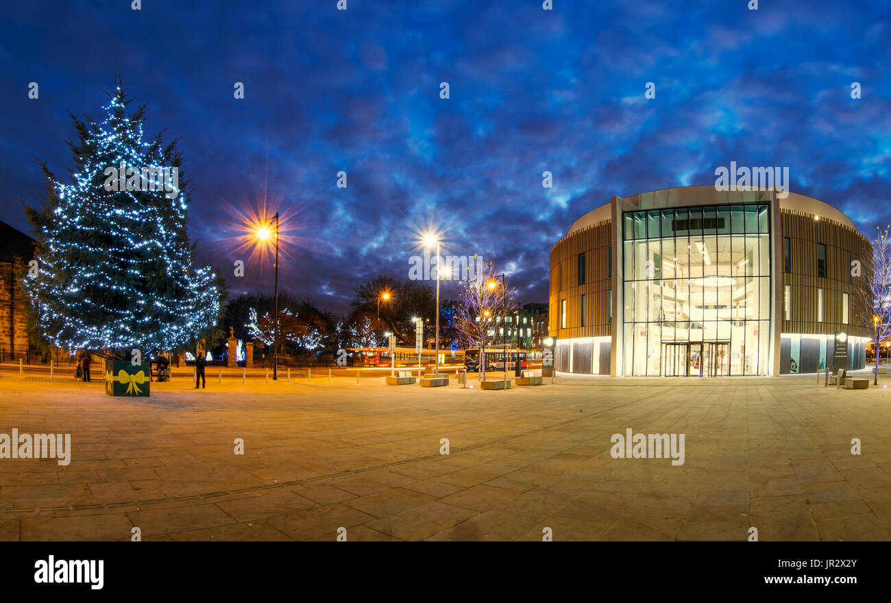 Das Wort, Nationales Zentrum für das geschriebene Wort; South Shields, Tyne und Wear, England Stockfoto