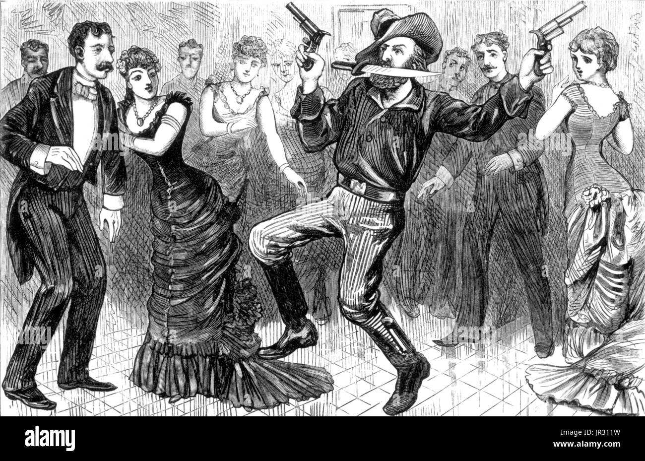 Einen unangenehmen Gast, 1883 Stockfoto