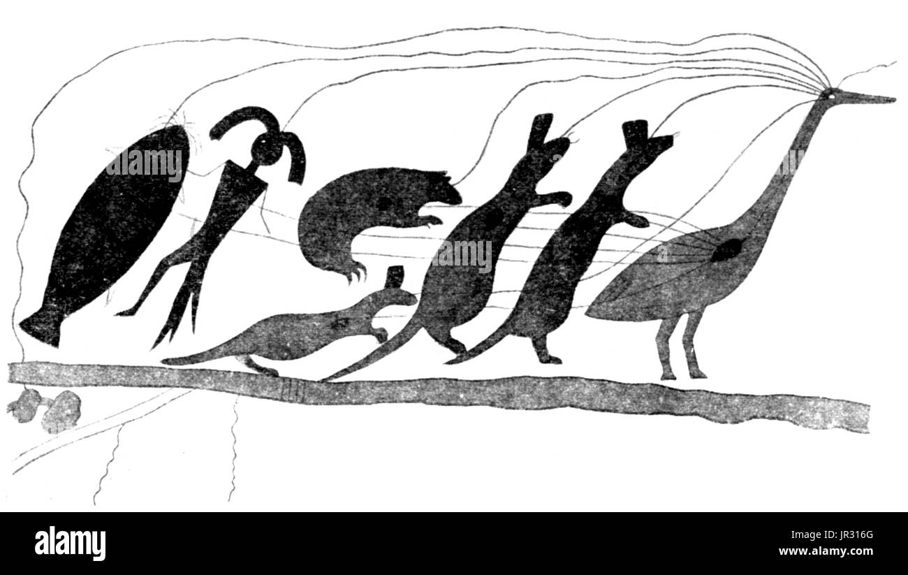 Frühe schriftliche Symbole basierten auf Piktogramme (Bilder die ähneln, was sie bedeuten) und Ideogramme (Symbole die Ideen darstellen). Alte sumerischen, ägyptischen und chinesischen Kulturen begann Anpassung solcher Symbole um Konzepte, entwickeln sie in logographic Schreibsysteme darzustellen. Piktogramme sind noch im Einsatz als das wichtigste Medium der schriftlichen Kommunikation in einigen nicht-gebildeten Kulturen in Afrika, das Amerika und Ozeanien. Piktogramme sind oft als einfache, bildliche und gegenständliche Symbole von den meisten zeitgenössischen Kulturen verwendet. Piktogramme können können als eine Form der Kunst, oder Lieferwagen Stockfoto