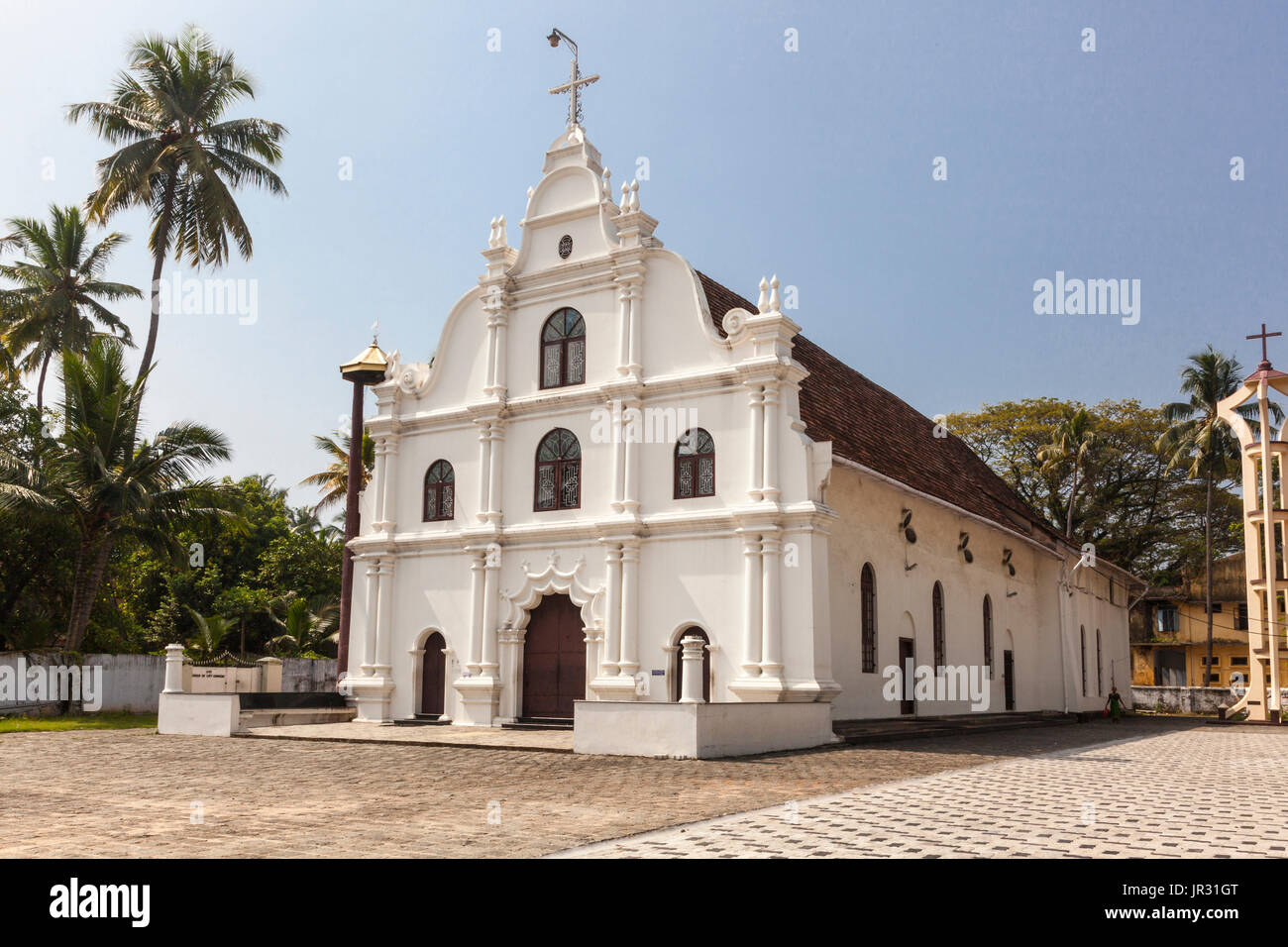 Unsere Liebe Frau des Lebens der Kirche, Cochin, Kerala, Indien Stockfoto