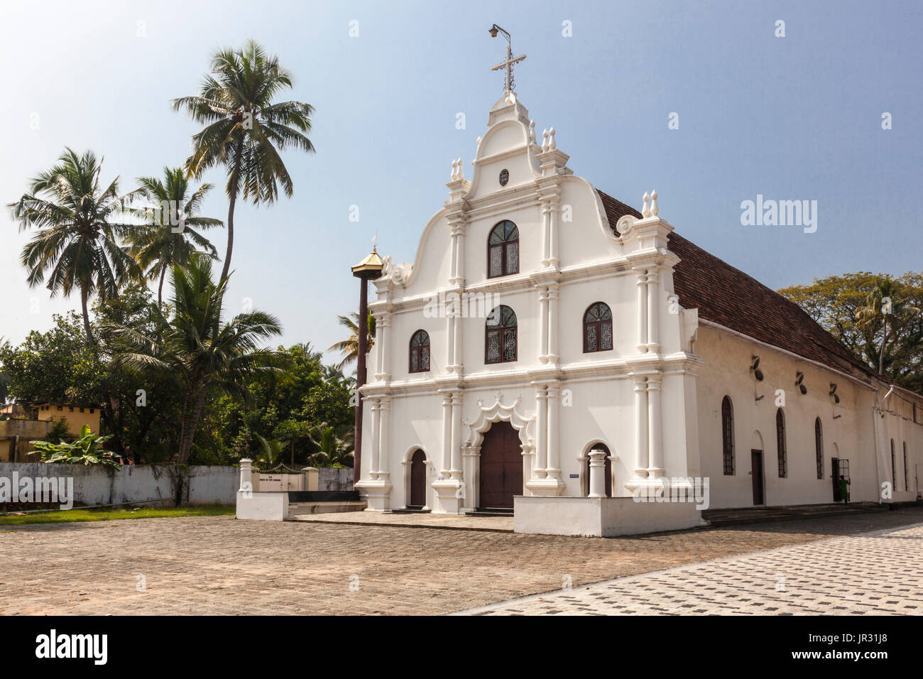 Unsere Liebe Frau des Lebens der Kirche, Cochin, Kerala, Indien Stockfoto