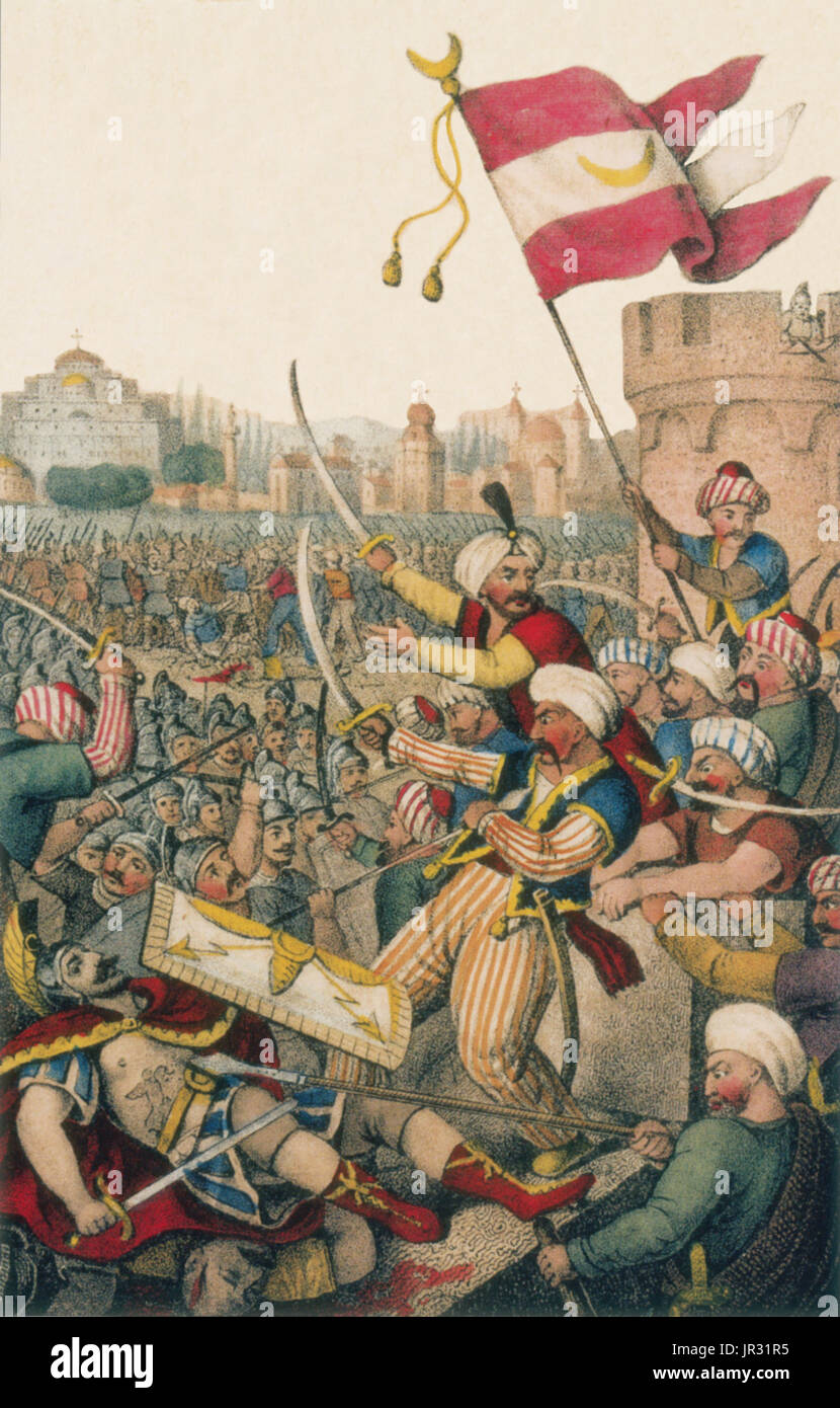 wallpapers Mehmed Ii Wife https www alamy de romantisierte abbildung aus dem jahr 1832 mehmed ii fuhrte seine manner uber die mauern von konstantinopel wahrend unten links constantine xi getotet fall von konstantinopolise war die eroberung der hauptstadt des byzantinischen reiches durch eine angreifende armee des osmanischen reiches am 29 mai 1453 die osmanen wurden unter dem kommando von mehmed der eroberer der siebte sultan des osmanischen reiches die eine armee besiegt befohlen durch byzantinischer kaiser constantine xi palaiologos die eroberung konstantinopels folgte eine 53 tage lang belagert die begonnen hatte am 6 april 1453 die eroberung von konstantinopel markierte das ende der image151887321 html