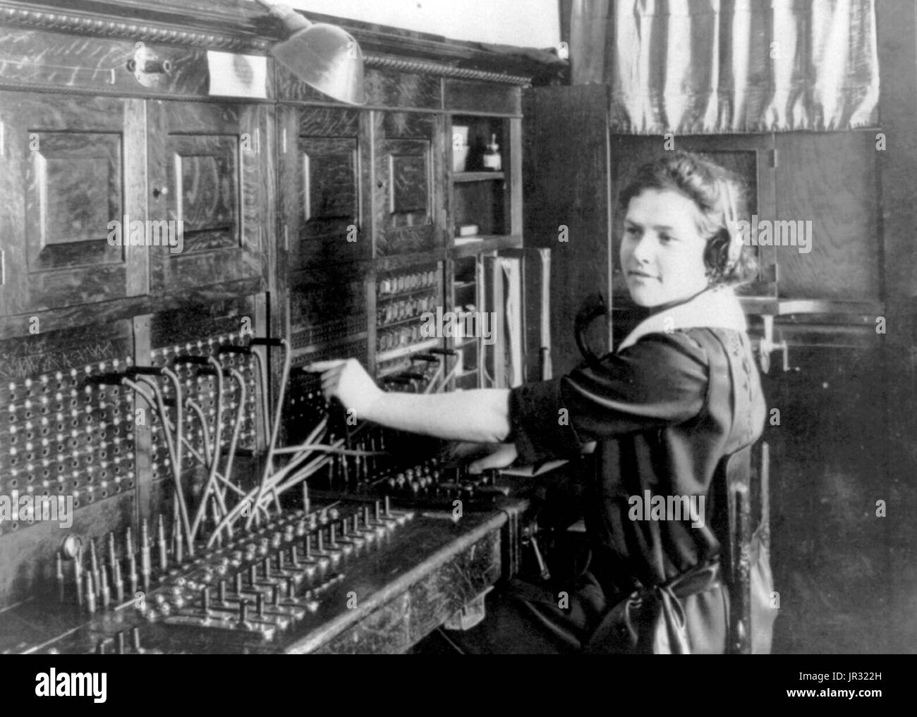 Telefonvermittlung, 1922 Stockfoto