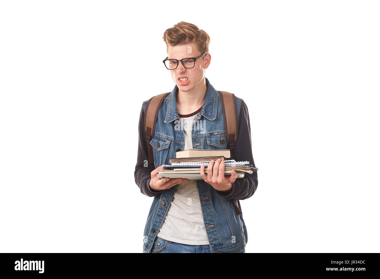 College-nerd Stockfoto