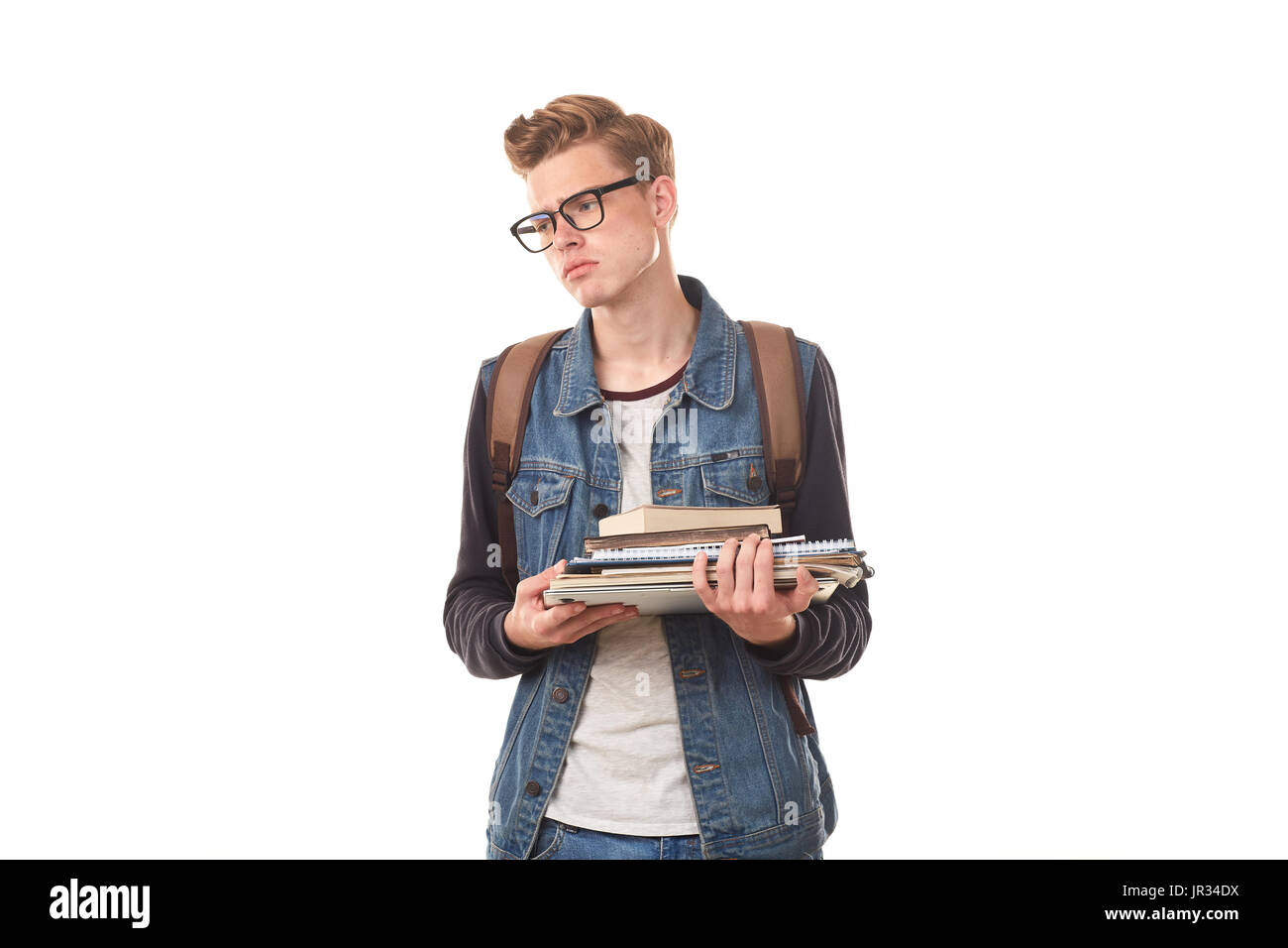 College-nerd Stockfoto