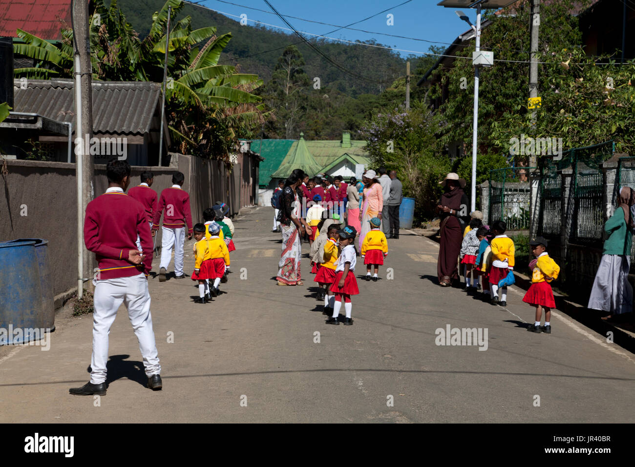 Str. Xaviers College Nuwara Eliya Hügel Land Zentralprovinz SriLanka Stockfoto