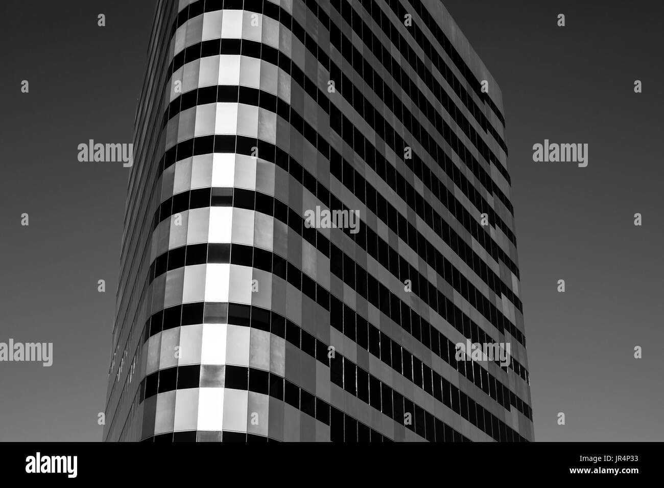 Aufbau downtown Seattle abstrakte Ansichten des Gebäudes und Glas Fenster mit Reflexionen Stockfoto