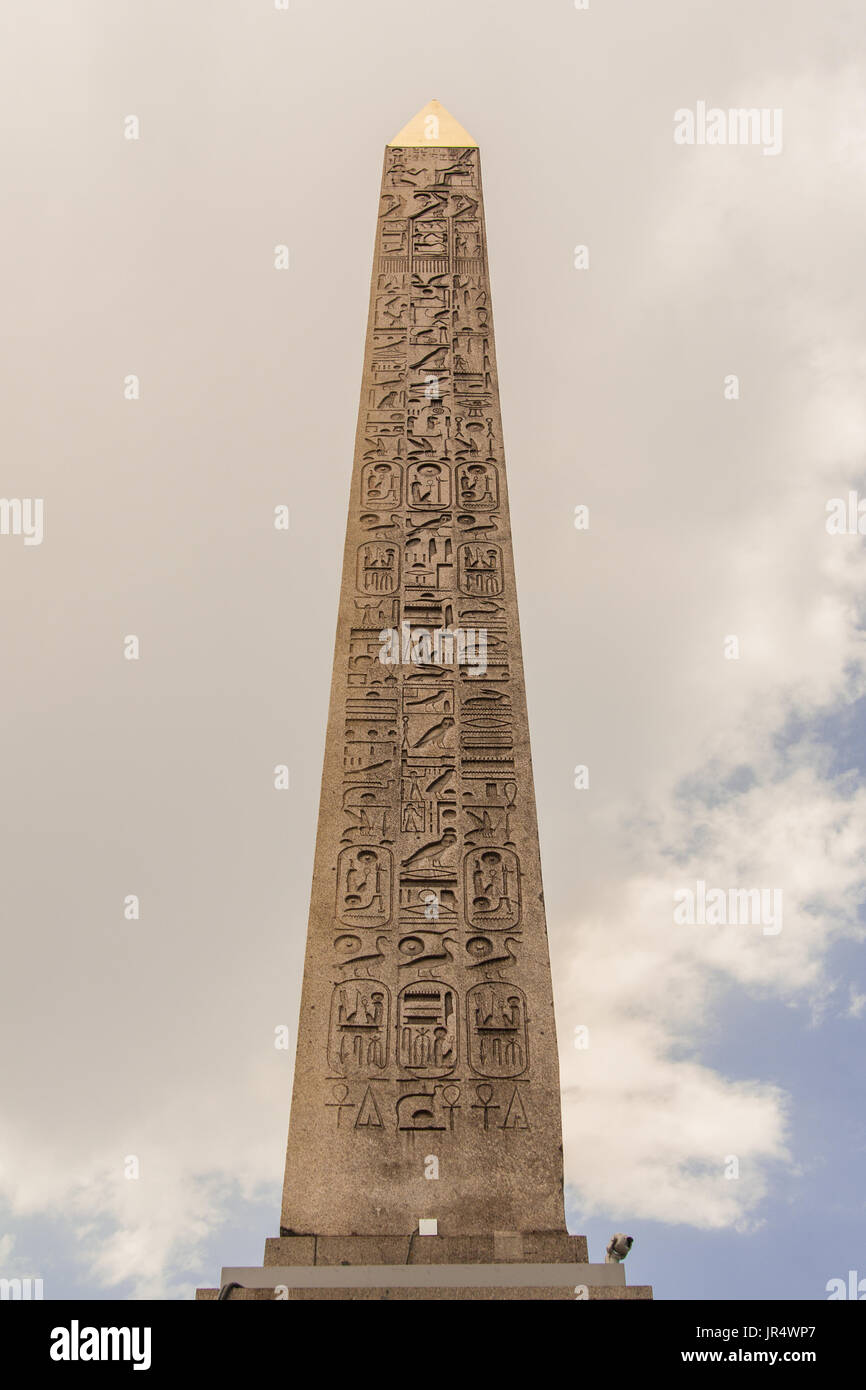 Der Obelisk von Luxor Stockfoto