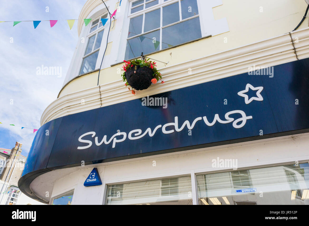 Superdrug Shop-Logo, UK Stockfoto