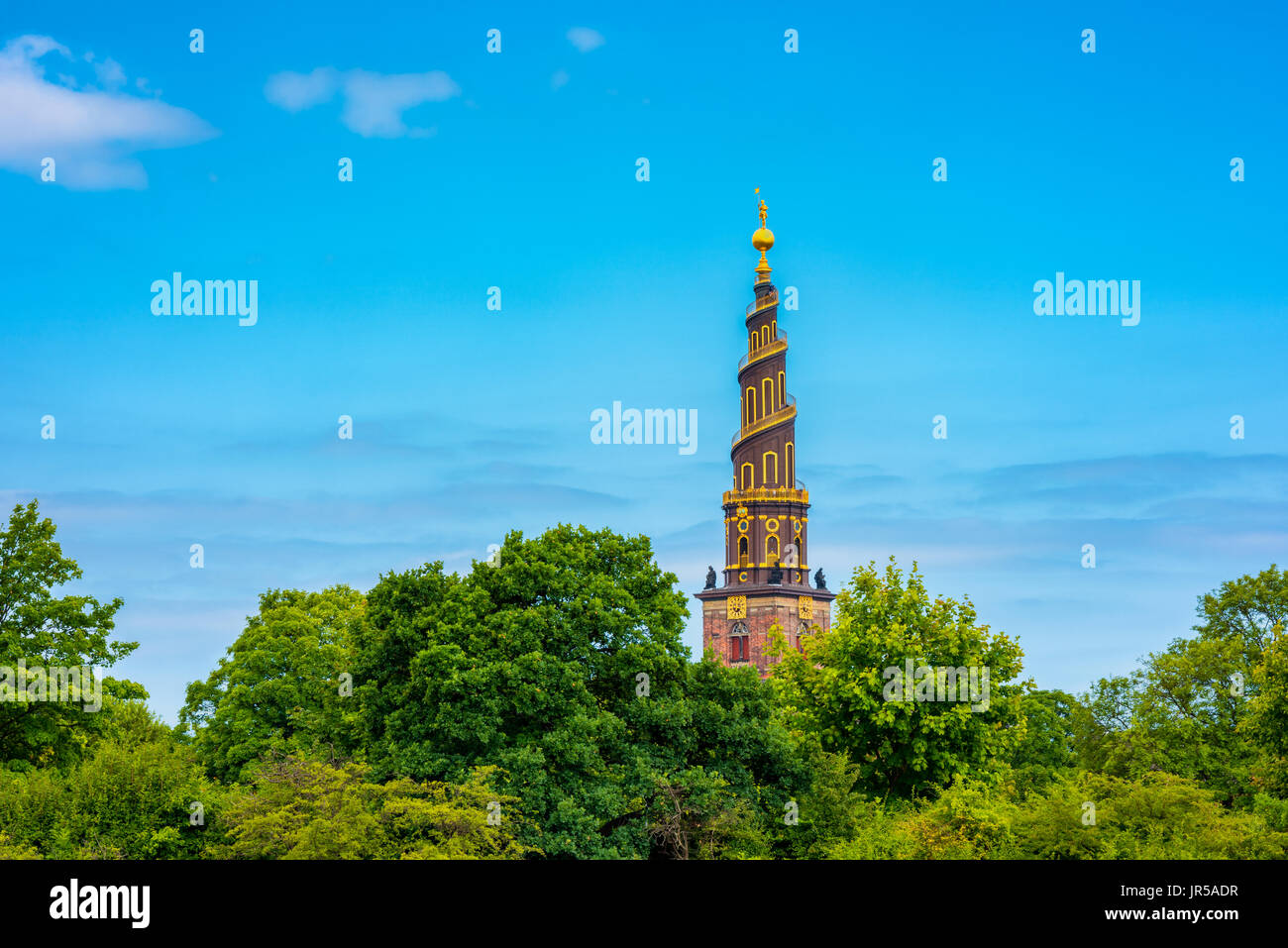 Kirche des Erlösers in Kopenhagen Dänemark Stockfoto