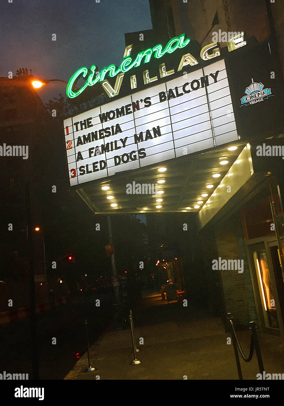 Village Cinema auf der East 12th Street, New York City, USA Stockfoto