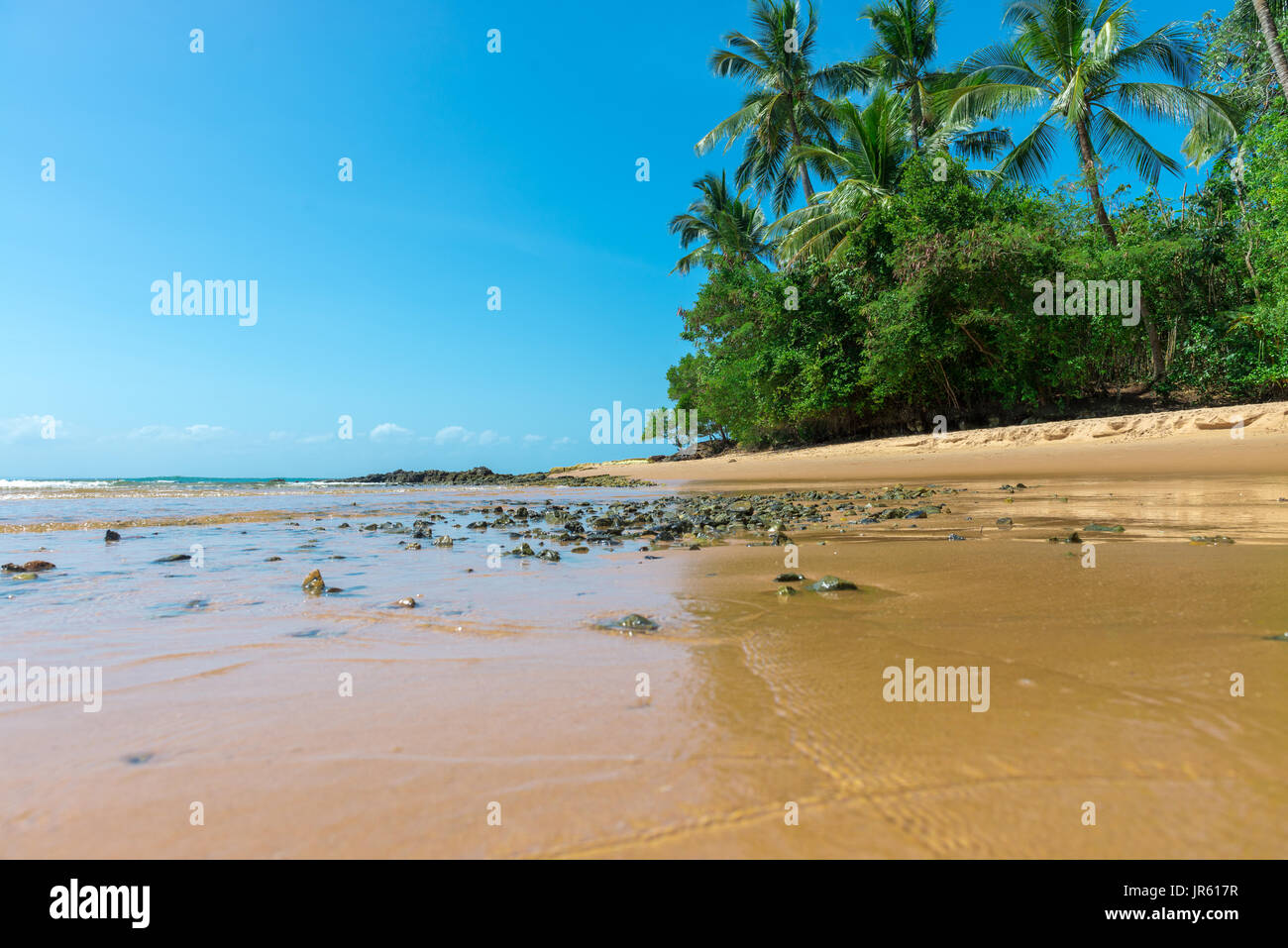 Schöne Landschaften abstrakt und Textur Formen am Strand Stockfoto