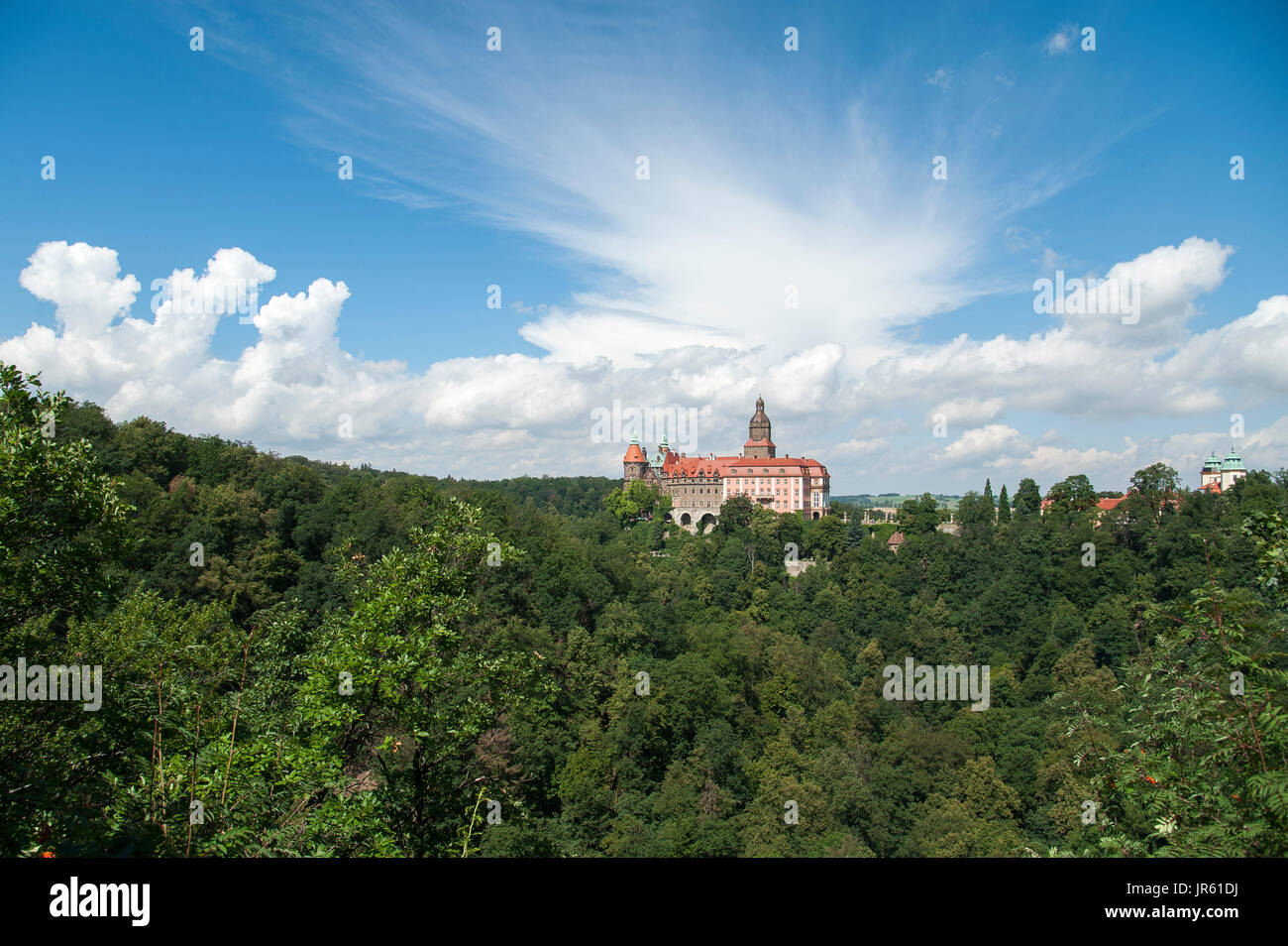 Książ Schloß in Walbrzych, Polen. 29. Juli 2016 © Wojciech Strozyk / Alamy Stock Foto Stockfoto