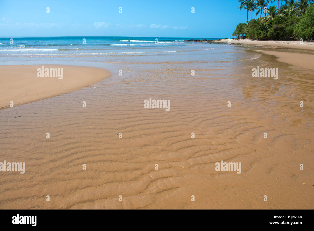 Schöne Landschaften abstrakt und Textur Formen am Strand Stockfoto