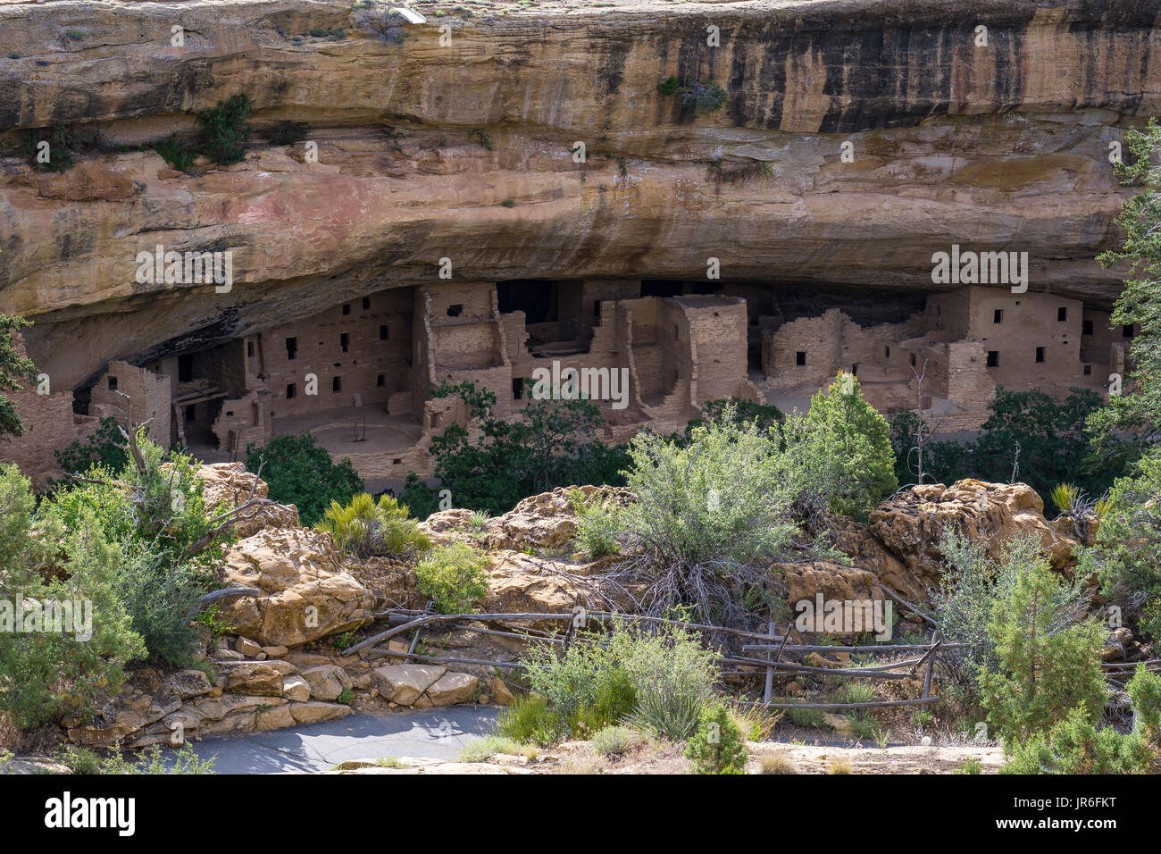 Fichte Baumhaus, Mesa Verde Nationalpark, Colorado, Amerika, USA Stockfoto