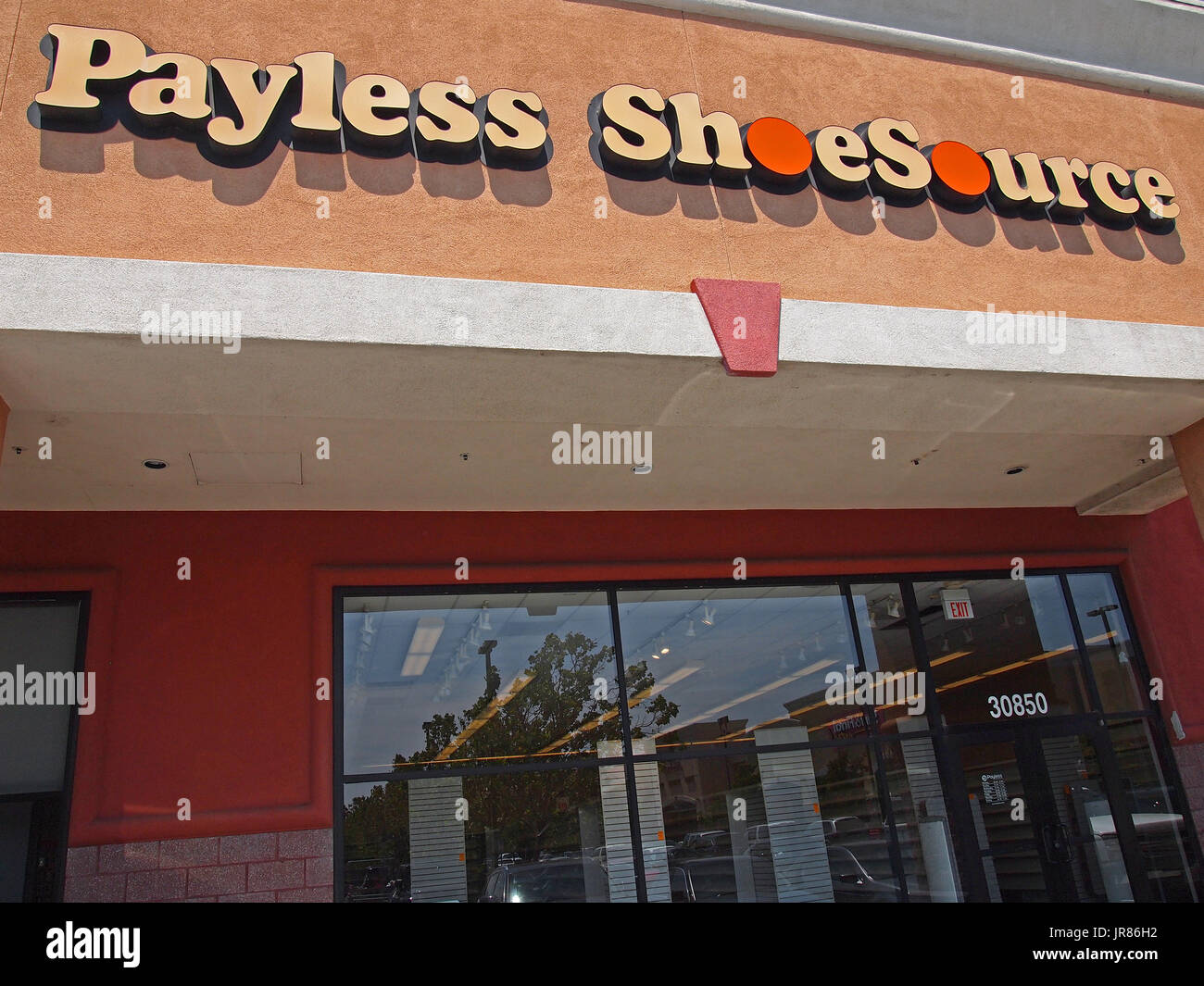 Payless Shoe Quelle Shop in Kalifornien, USA Stockfoto