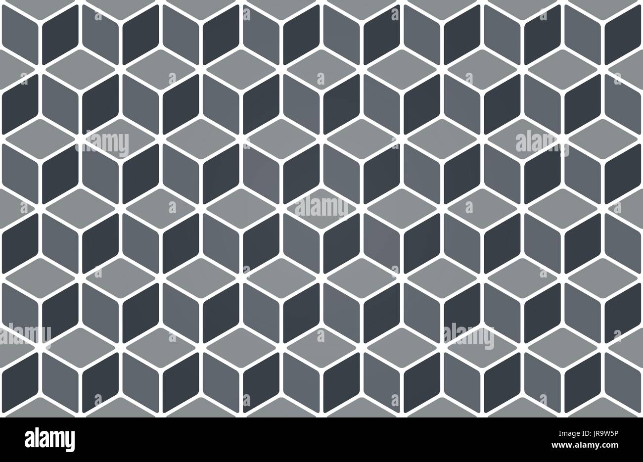 nahtlose Muster mit Blockchain Formen Ornament auf weißem Hintergrund. Vektor abstrakte Wallpaper. Technologie-Konzept dekorativen Hintergrund. geometrische, fa Stock Vektor