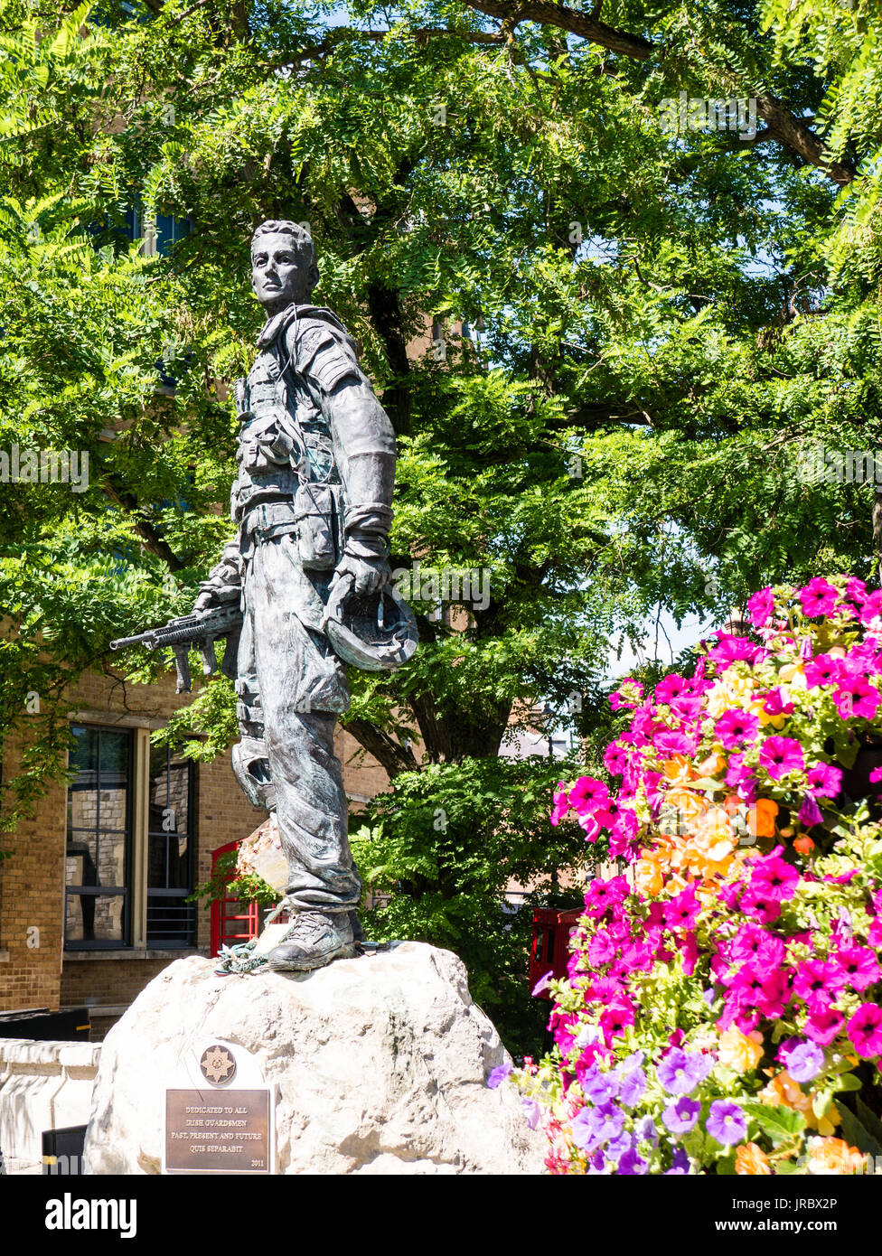Statue der Irish Guards, Windsor, Berkshire, England Stockfoto