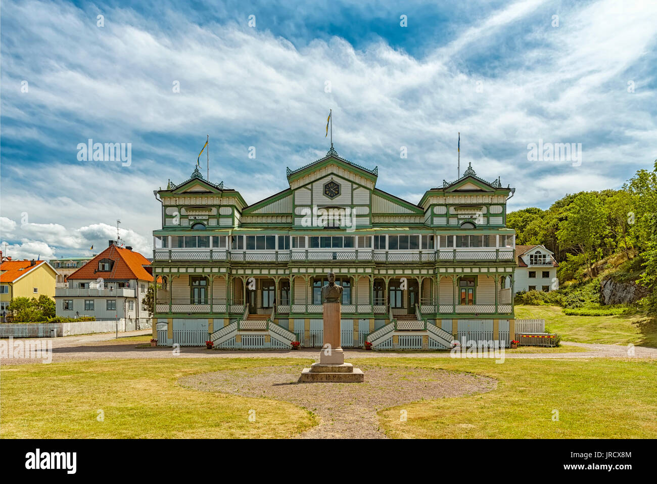 Marstrand ist eine Ortschaft in der Gemeinde, Vastra Gotaland Kungalv County, Schweden. Stockfoto