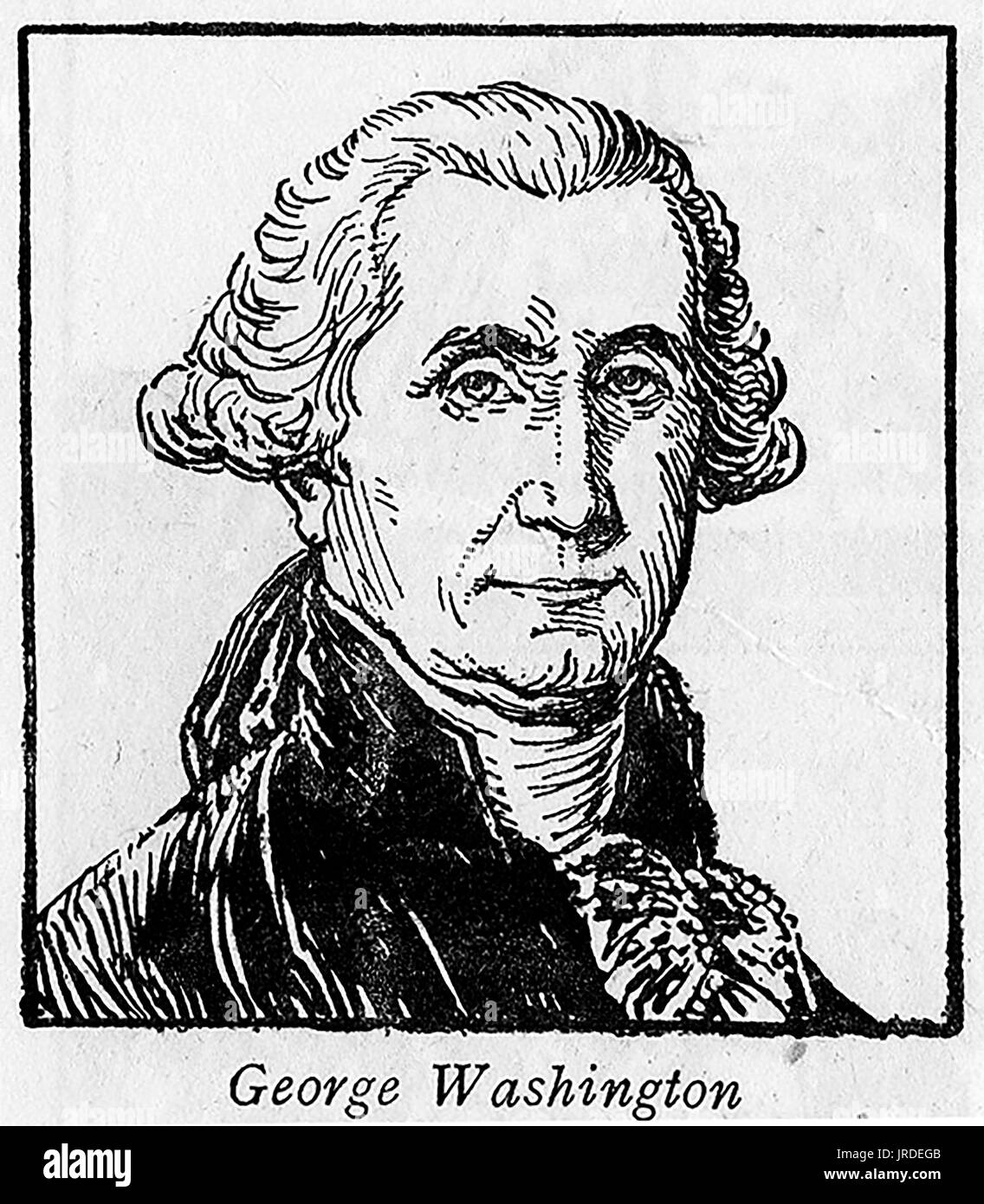 Ein Porträt von George Washington von 1926 Stockfoto