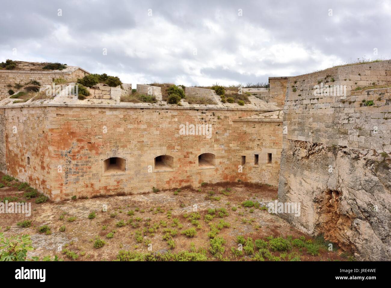 Fortaleza de La Mola menorca Menorca Stockfoto