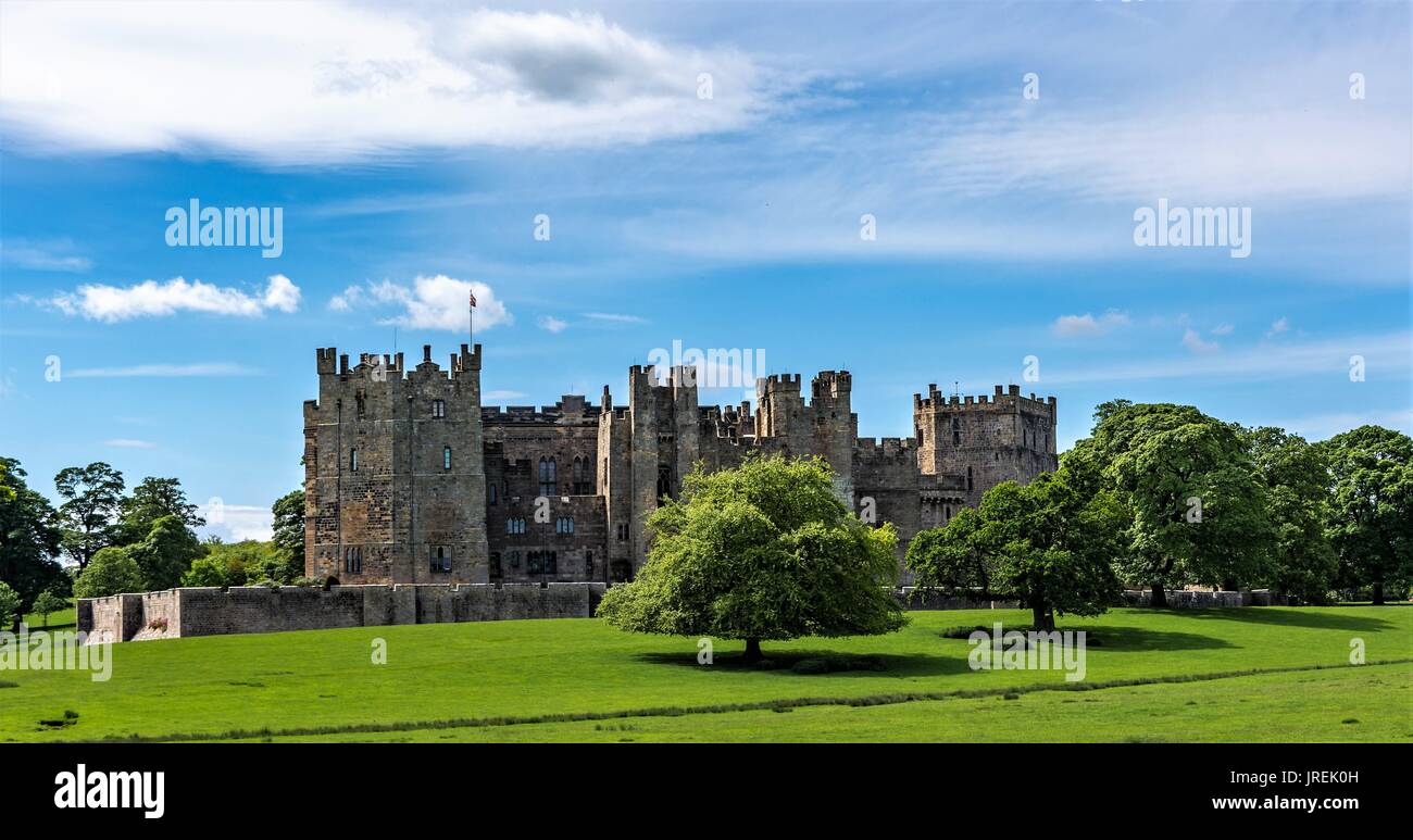 Raby Castle in der Grafschaft Durham. Stockfoto