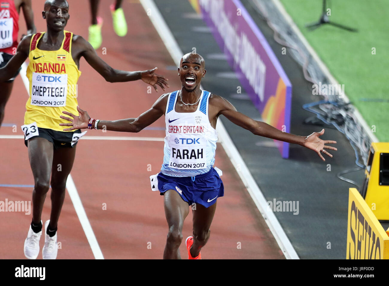 London, UK. 4. August 2017. IAAF World Championships, Queen Elizabeth Olympic Park, Stratford, London, UK. Bildnachweis: Simon Balson/Alamy Live-Nachrichten Stockfoto