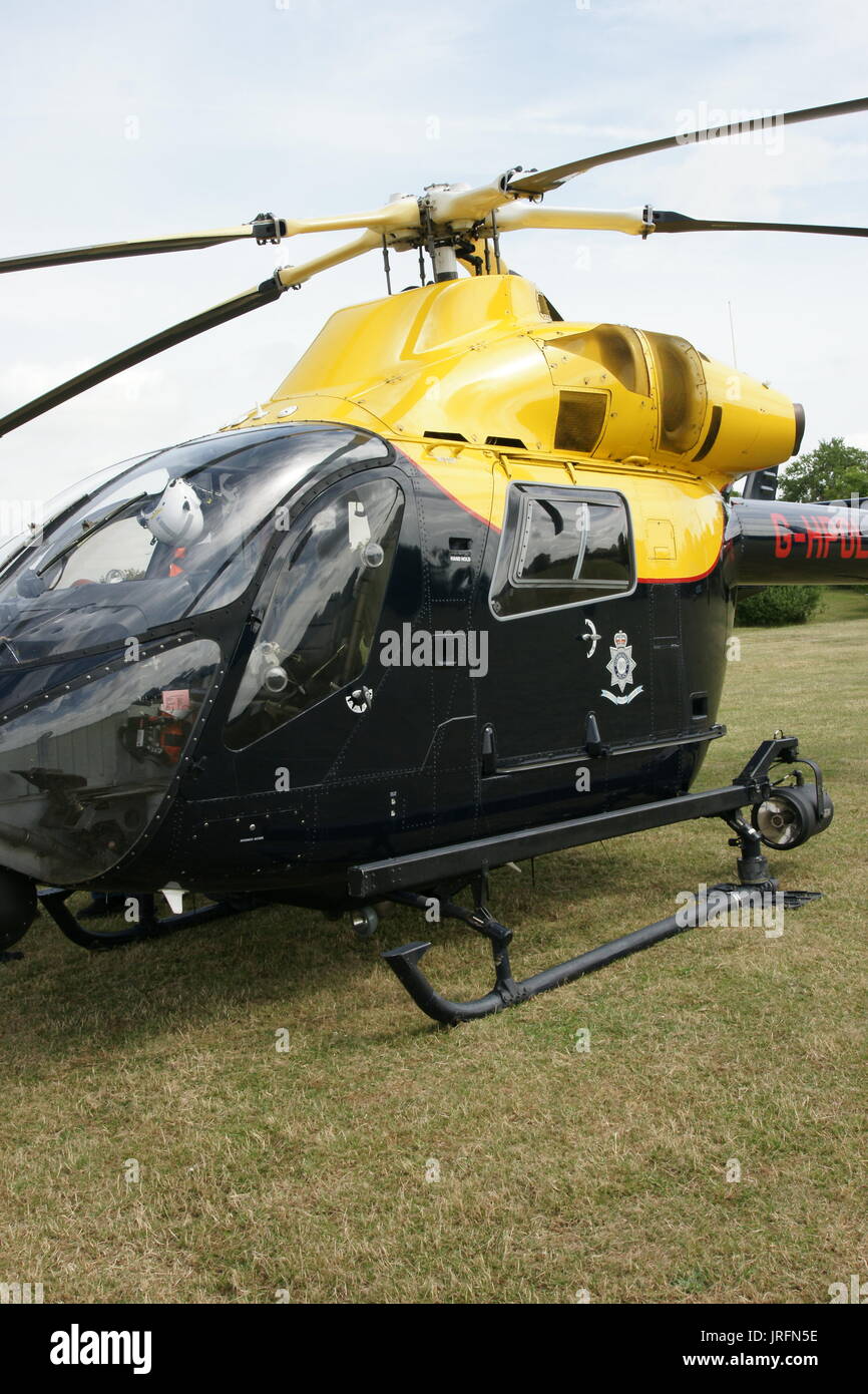 Der nationalen Polizei, der Humberside Police Hubschrauber Stockfoto