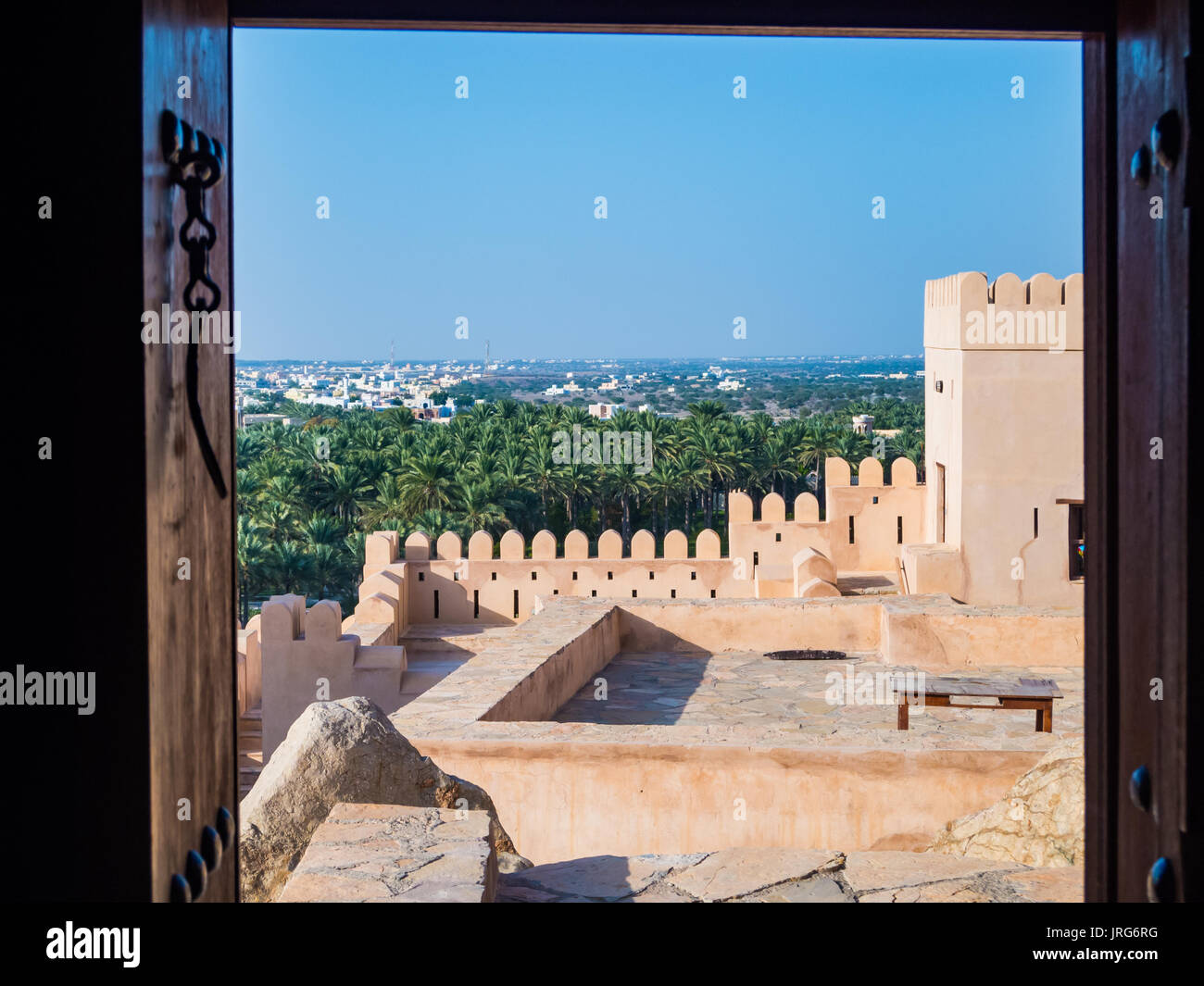 Oman - Nakhal Fort Stockfoto