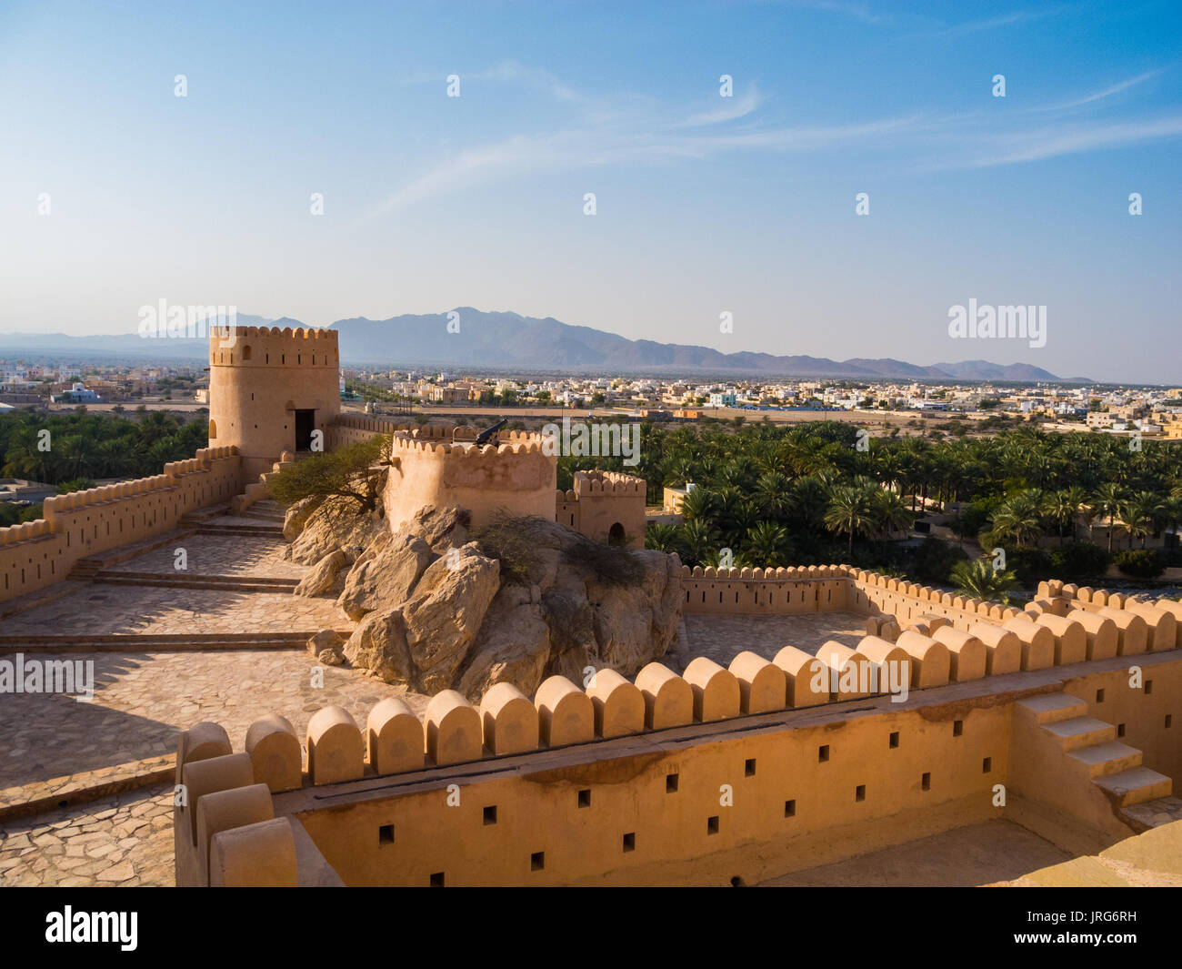 Oman - Nakhal Fort Stockfoto