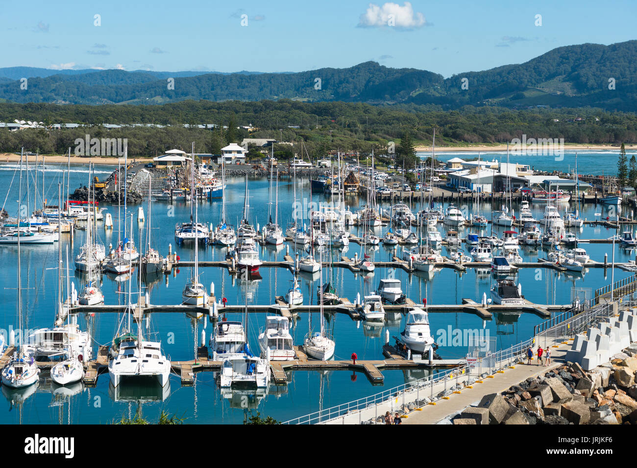 Coffs Harbour Marina, New South Wales, Australien Stockfoto