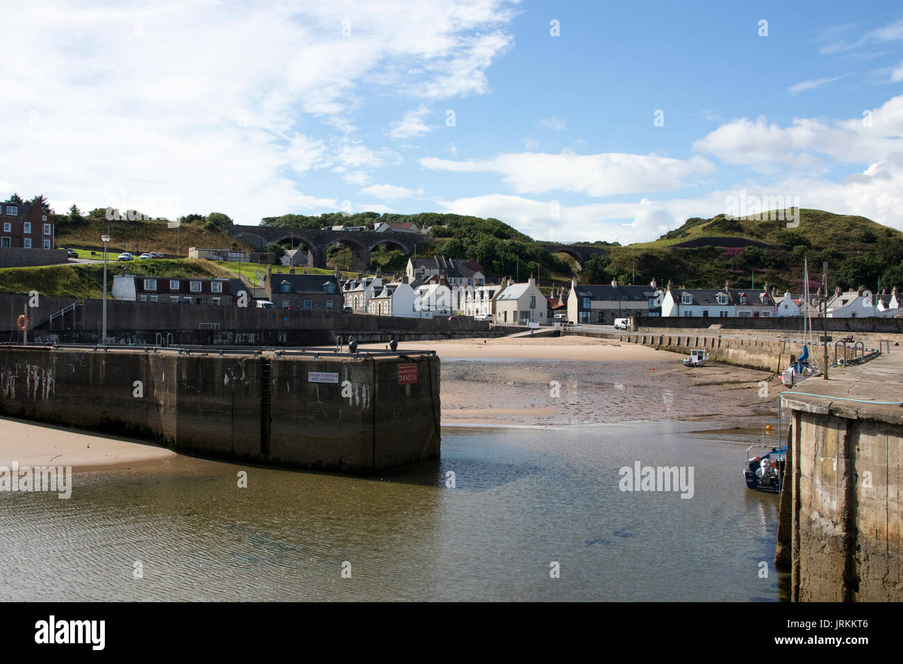 Cullen Hafen, Schottland Stockfoto