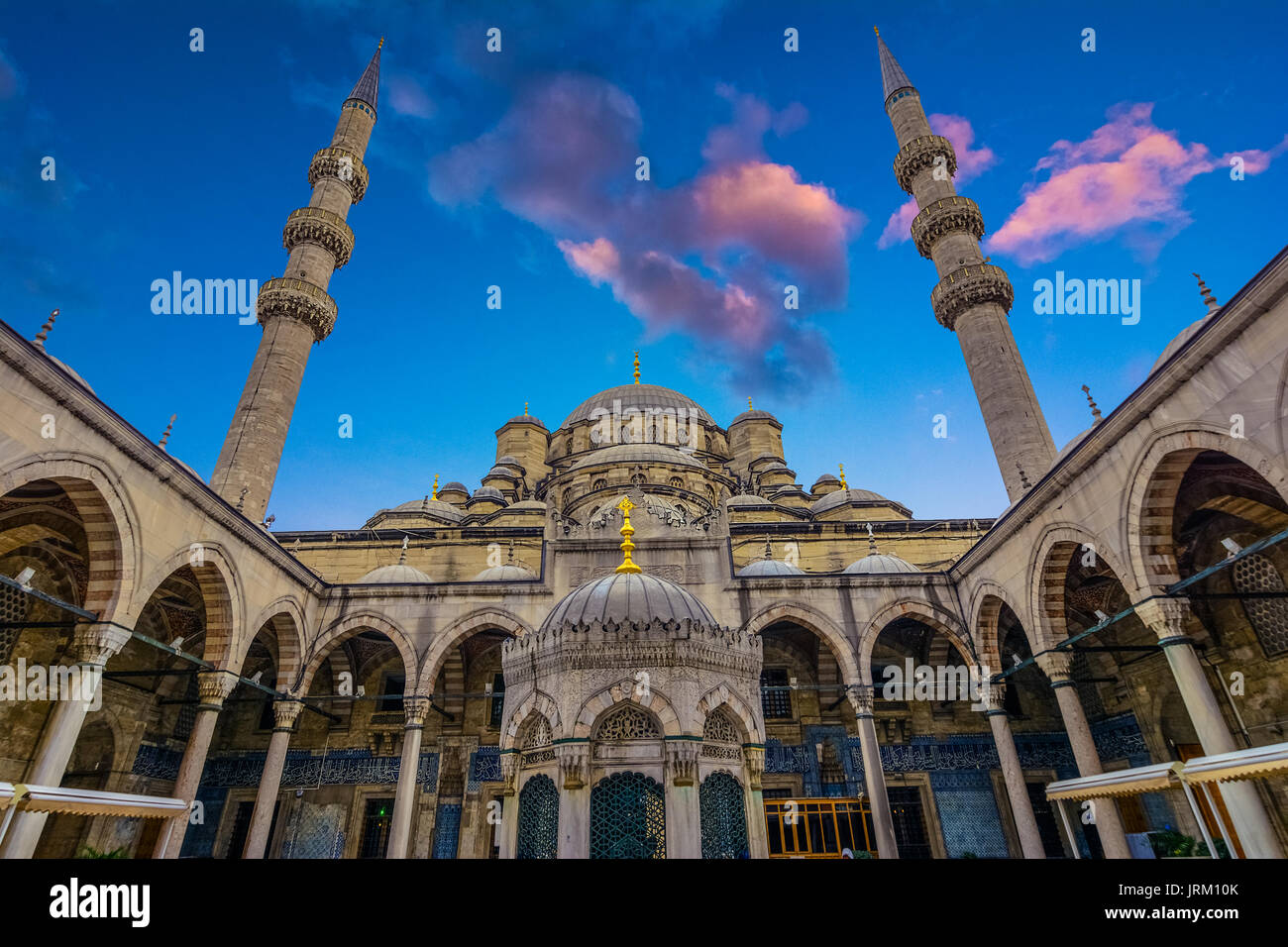 Sultan Ahmed Moschee befindet sich in der Stadt Istanbul entfernt. Es gebaut wurde während der ruel von Ahmed ich. Es ist populary wie die blaue Moschee, Istanbul bekannt ist, Cons Stockfoto